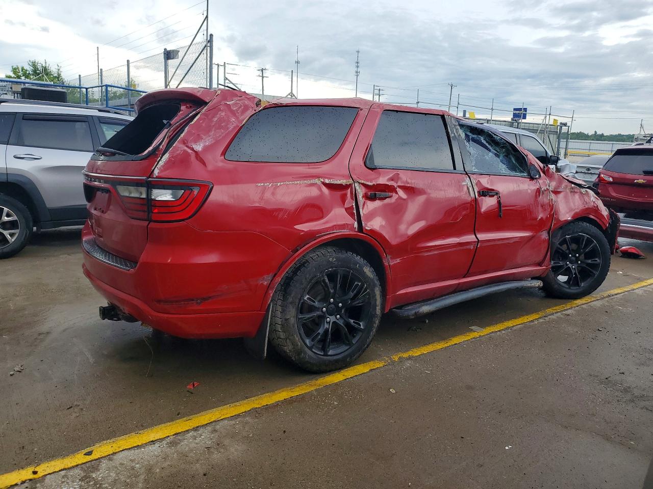 2014 Dodge Durango Sxt Red vin: 1C4RDJAG1EC345489