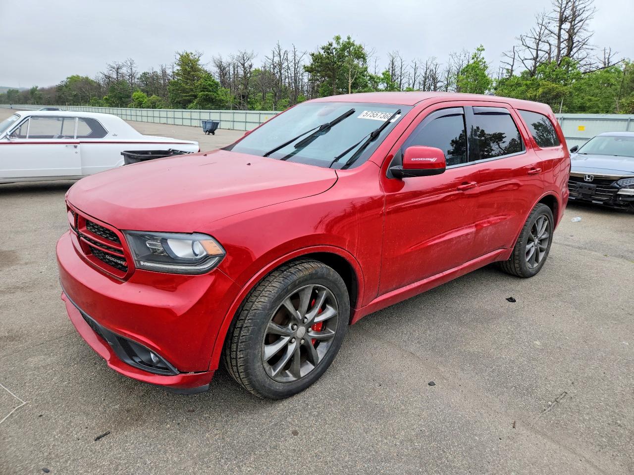 2014 Dodge Durango Sxt Red vin: 1C4RDJAG1EC394465