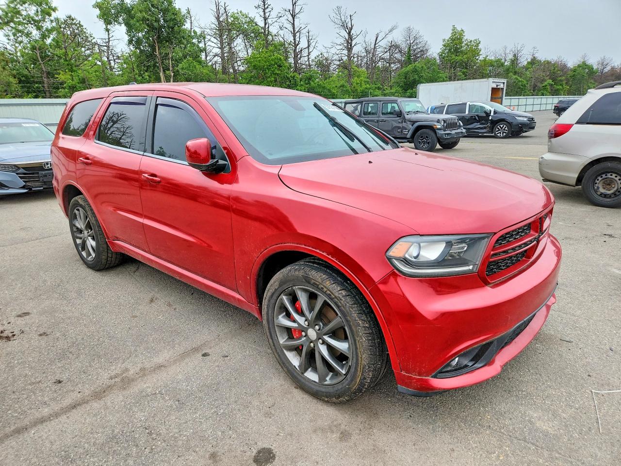 2014 Dodge Durango Sxt Red vin: 1C4RDJAG1EC394465