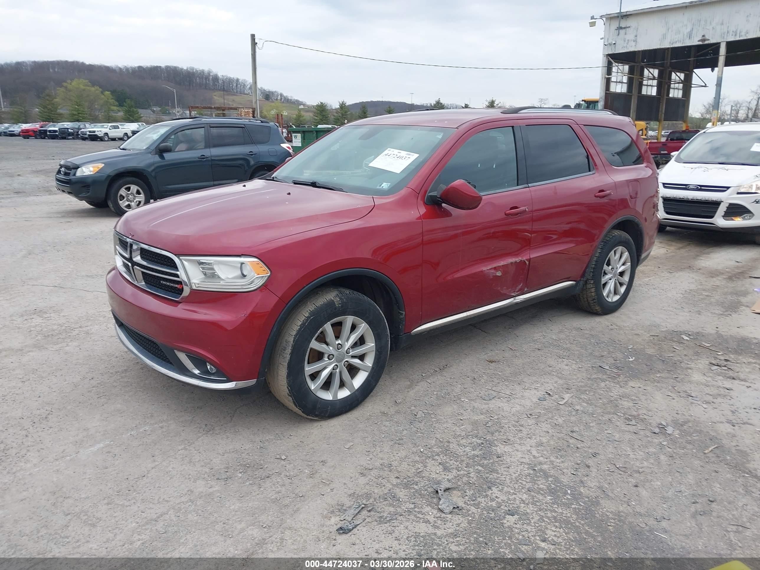2014 Dodge Durango Sxt Темно-бордовый vin: 1C4RDJAG1EC557373