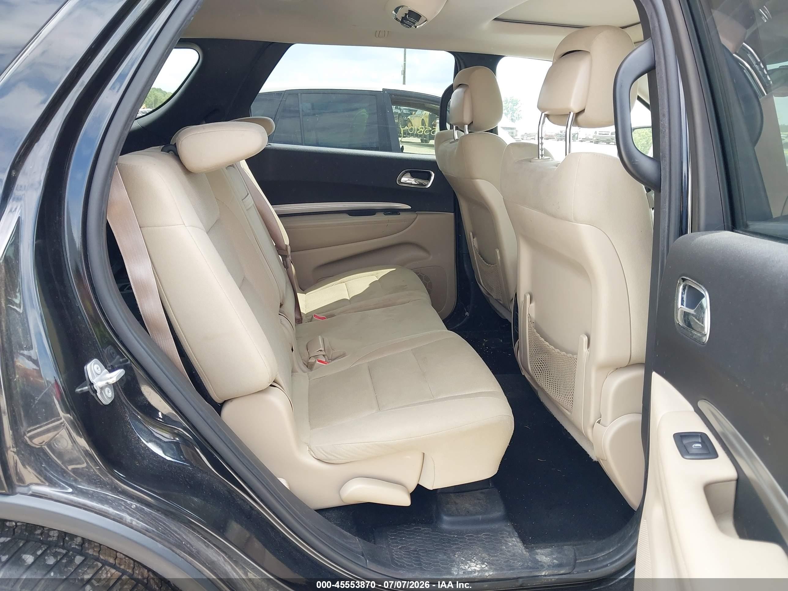 2015 Dodge Durango Sxt Black vin: 1C4RDJAG1FC114495
