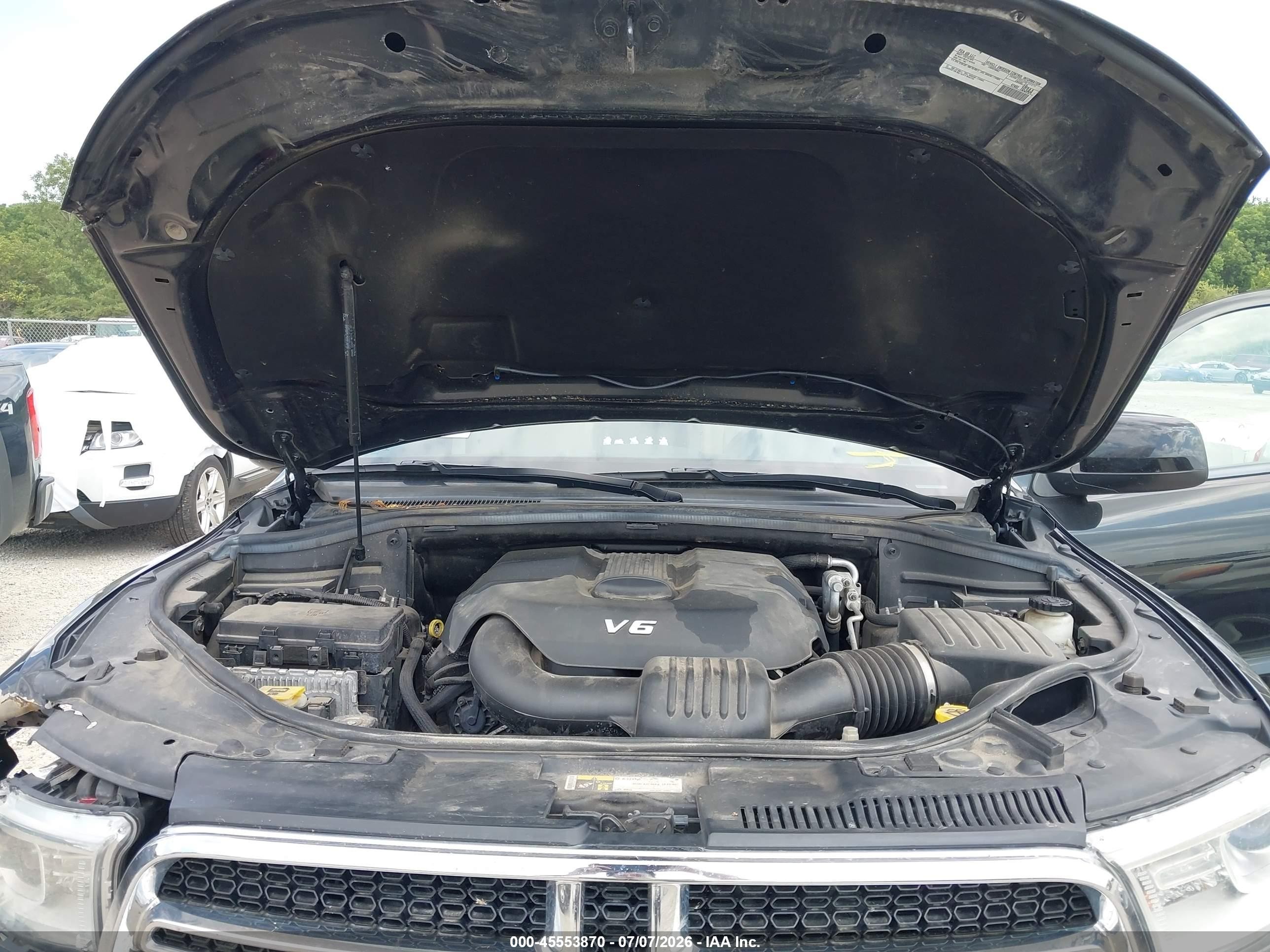 2015 Dodge Durango Sxt Black vin: 1C4RDJAG1FC114495