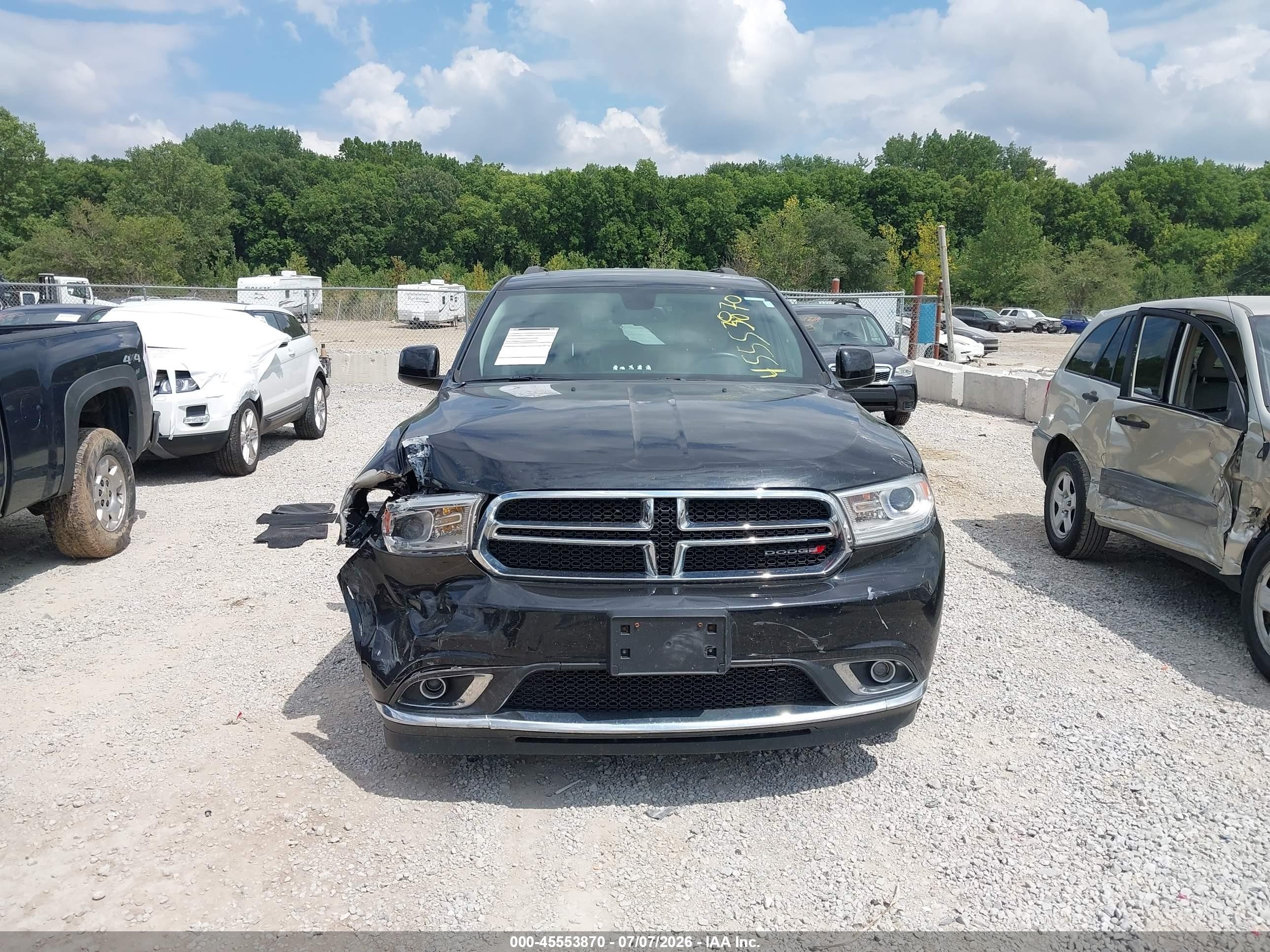 2015 Dodge Durango Sxt Black vin: 1C4RDJAG1FC114495