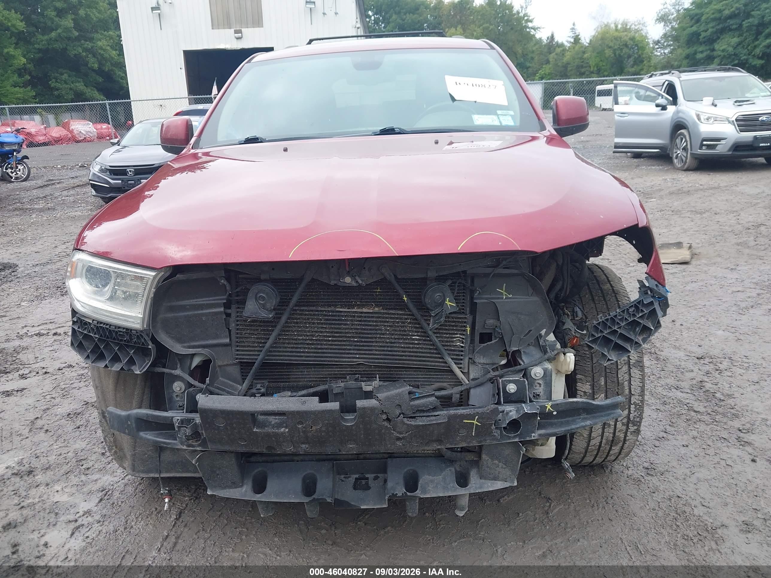 2015 Dodge Durango Sxt Red vin: 1C4RDJAG1FC810774