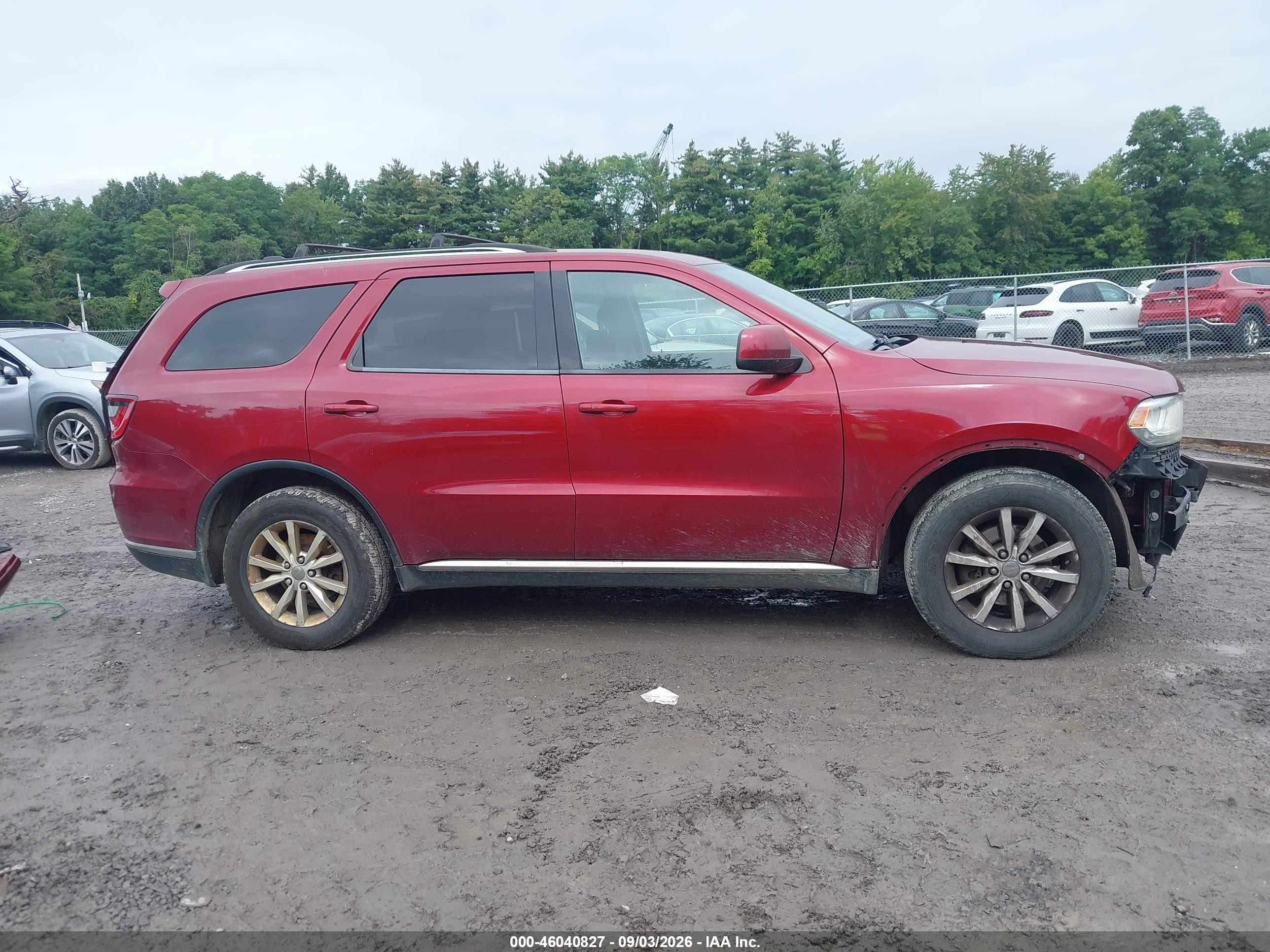 2015 Dodge Durango Sxt Red vin: 1C4RDJAG1FC810774