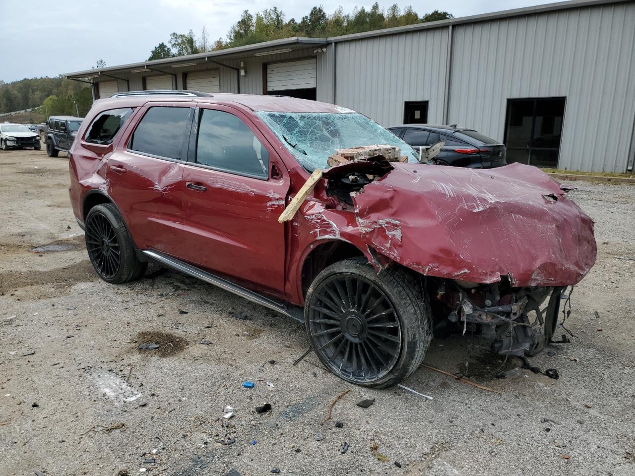2015 Dodge Durango Sxt Maroon vin: 1C4RDJAG1FC923494