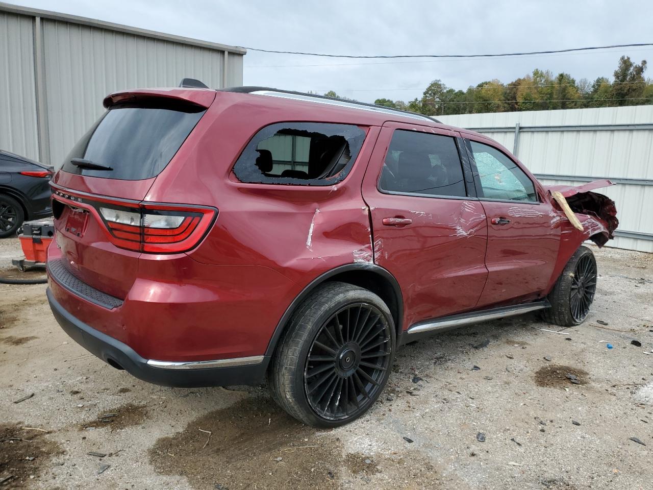 2015 Dodge Durango Sxt Maroon vin: 1C4RDJAG1FC923494