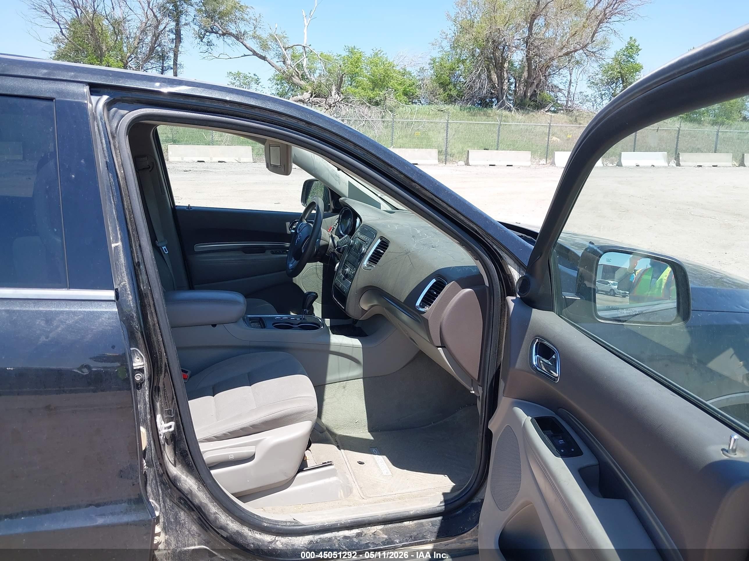 2012 Dodge Durango Sxt Black vin: 1C4RDJAG2CC130975
