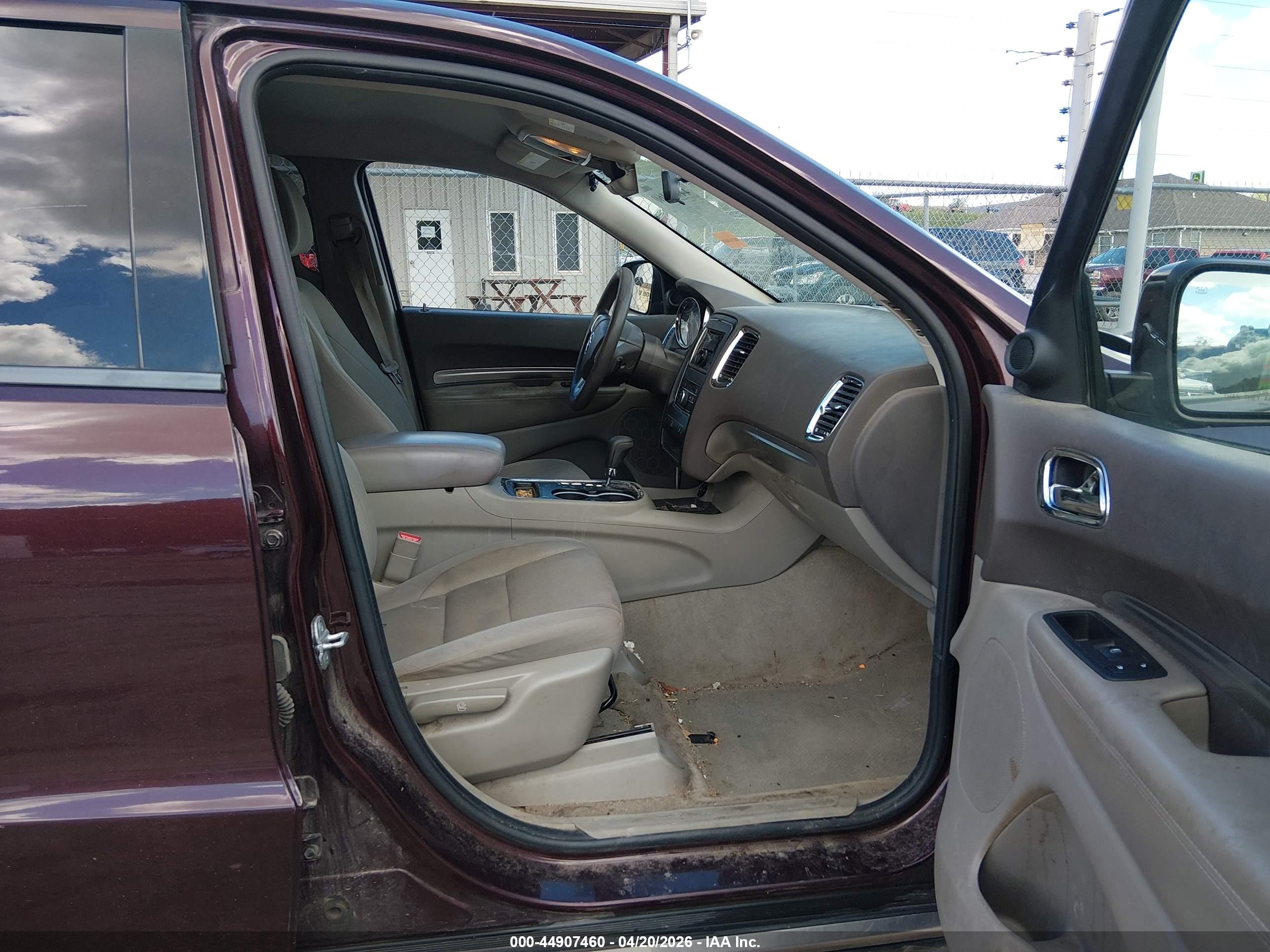 2012 Dodge Durango Sxt Burgundy vin: 1C4RDJAG2CC271495