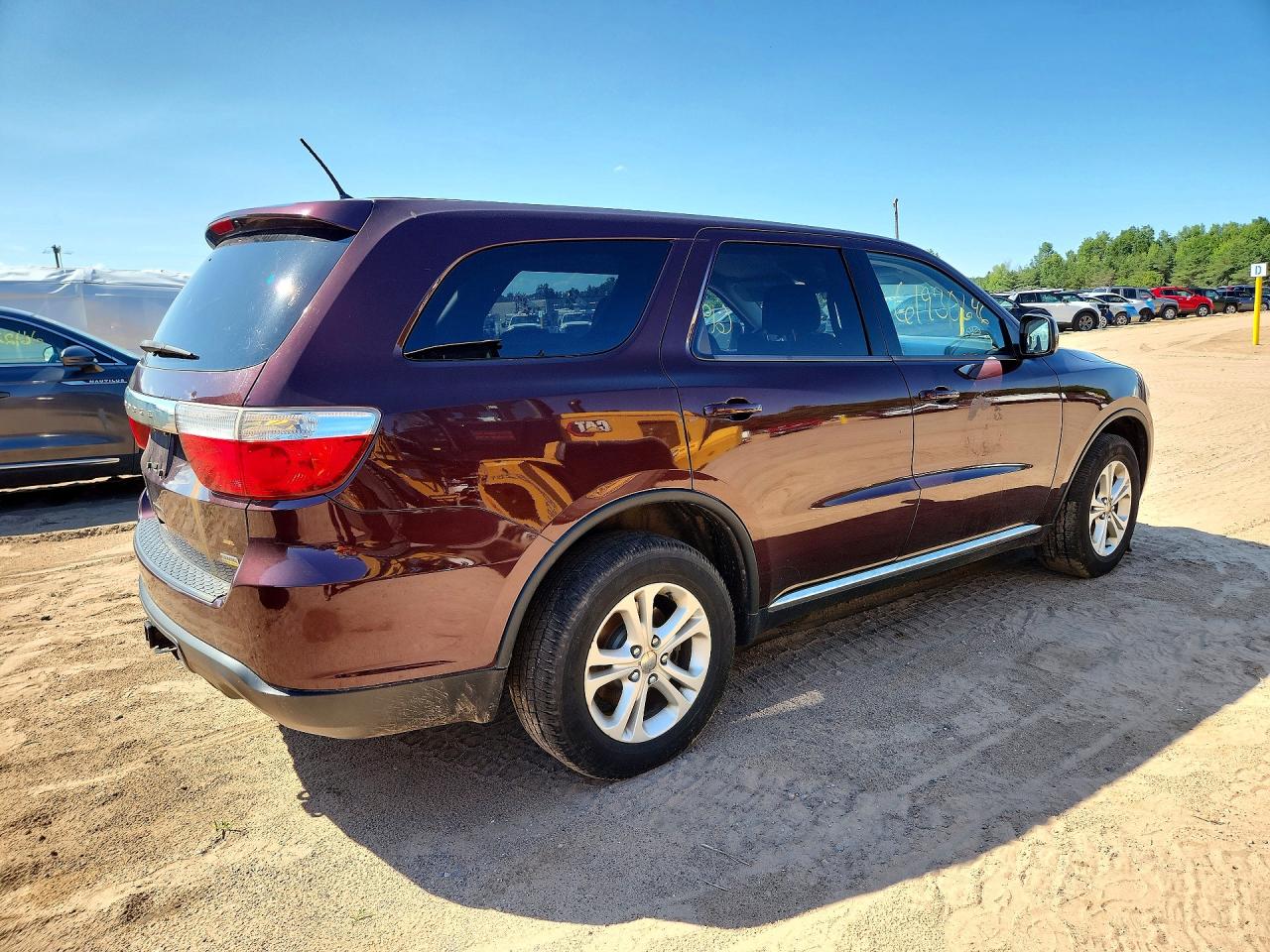 2012 Dodge Durango Sxt Purple vin: 1C4RDJAG2CC317732