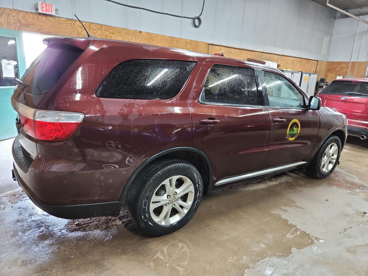 2012 Dodge Durango Sxt Purple vin: 1C4RDJAG2CC317732 Damage: Right Rear Door, Heavy Scratch, 1/2 To 1 Inch