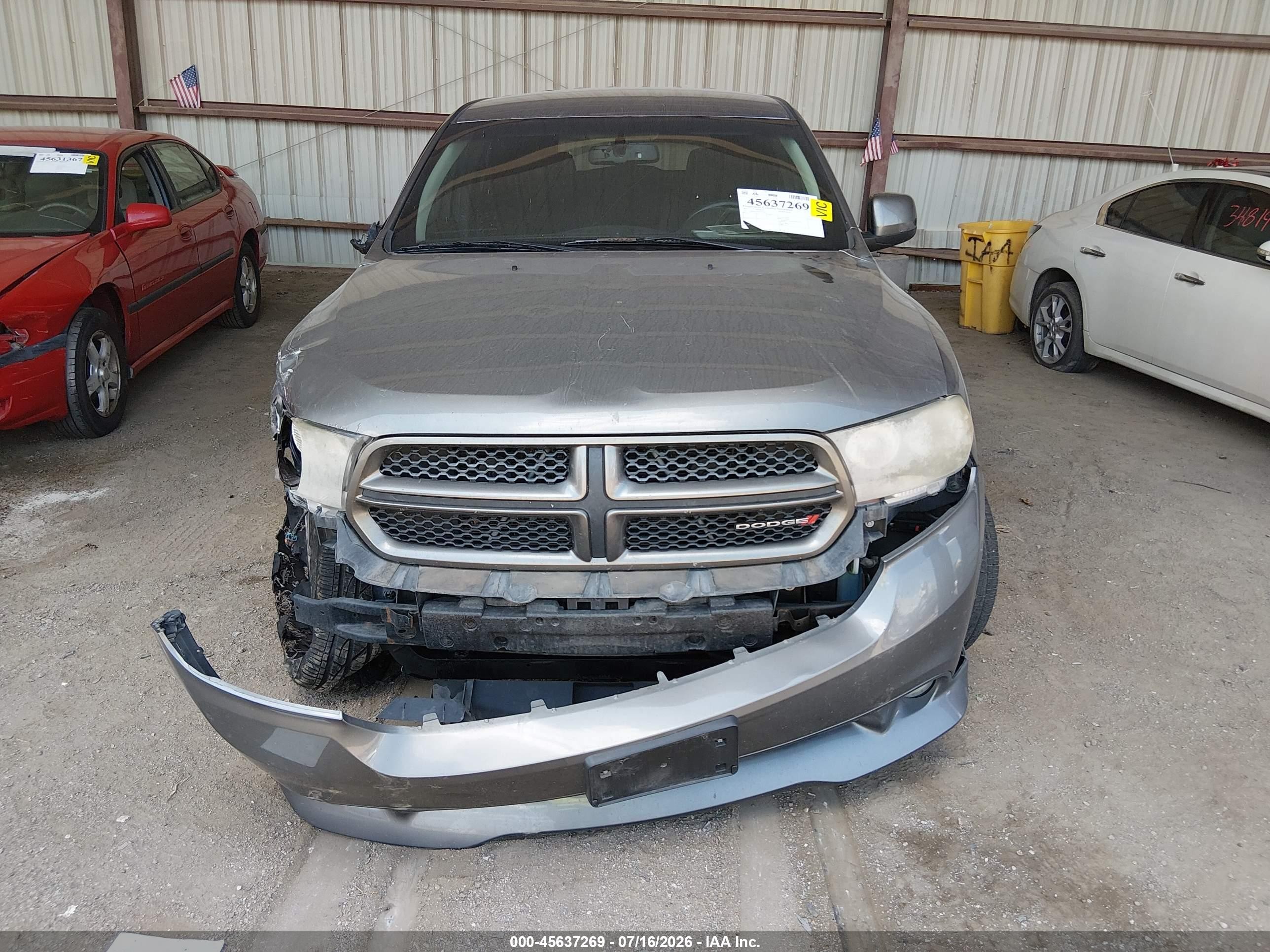 2013 Dodge Durango Sxt Серый vin: 1C4RDJAG2DC575203