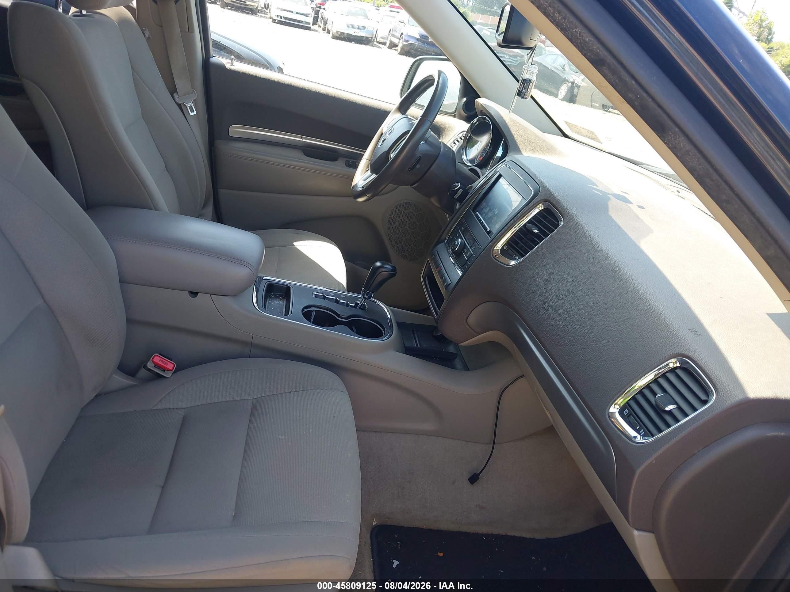 2013 Dodge Durango Sxt Black vin: 1C4RDJAG2DC653883