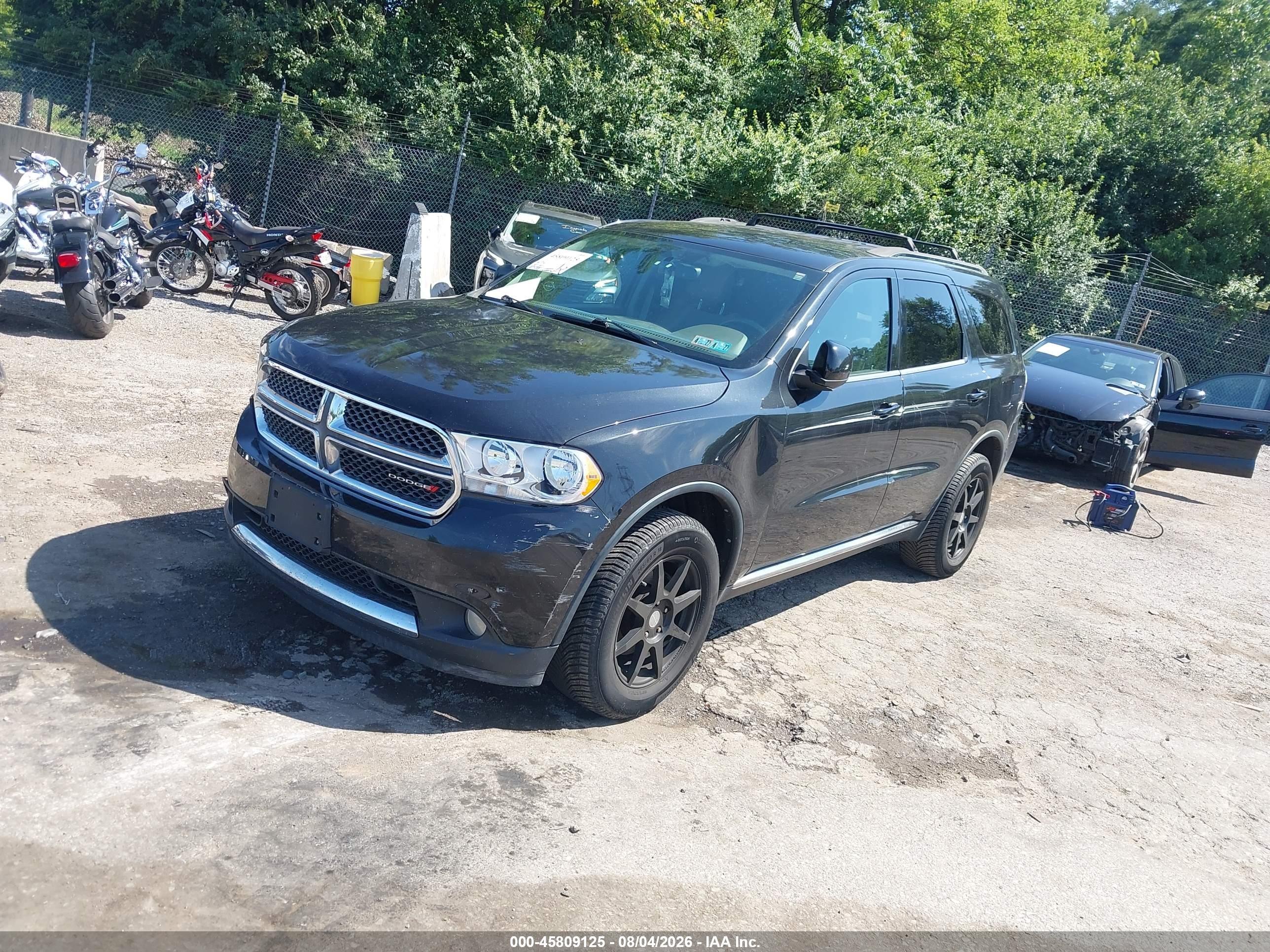 2013 Dodge Durango Sxt Black vin: 1C4RDJAG2DC653883