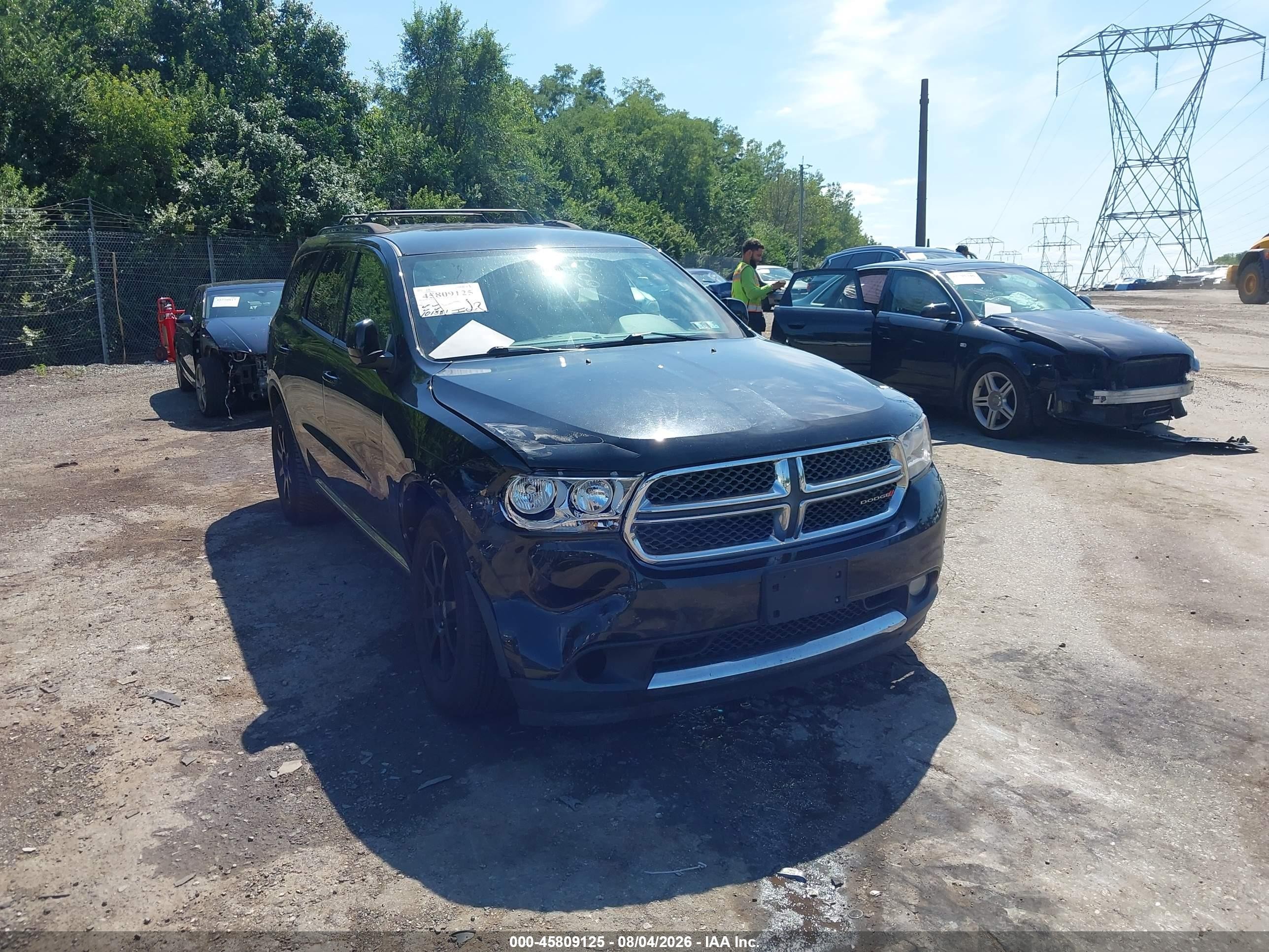 2013 Dodge Durango Sxt Black vin: 1C4RDJAG2DC653883