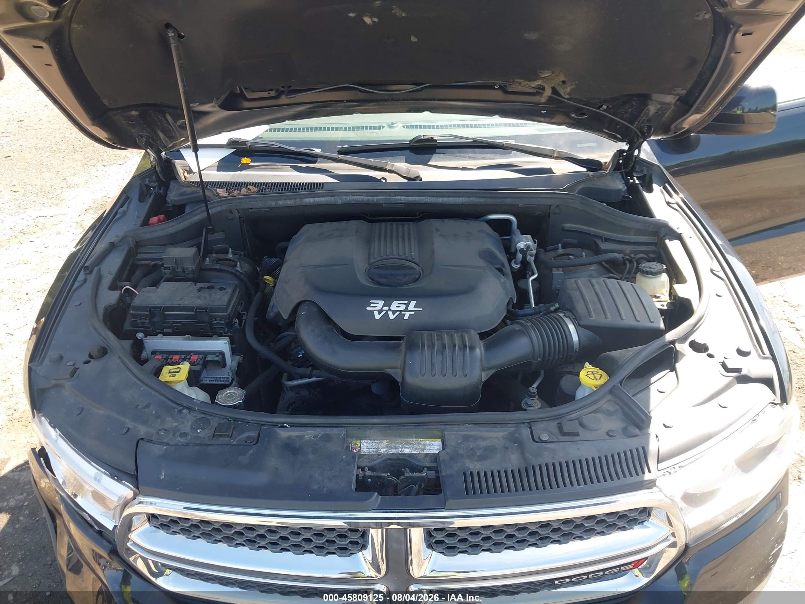 2013 Dodge Durango Sxt Black vin: 1C4RDJAG2DC653883