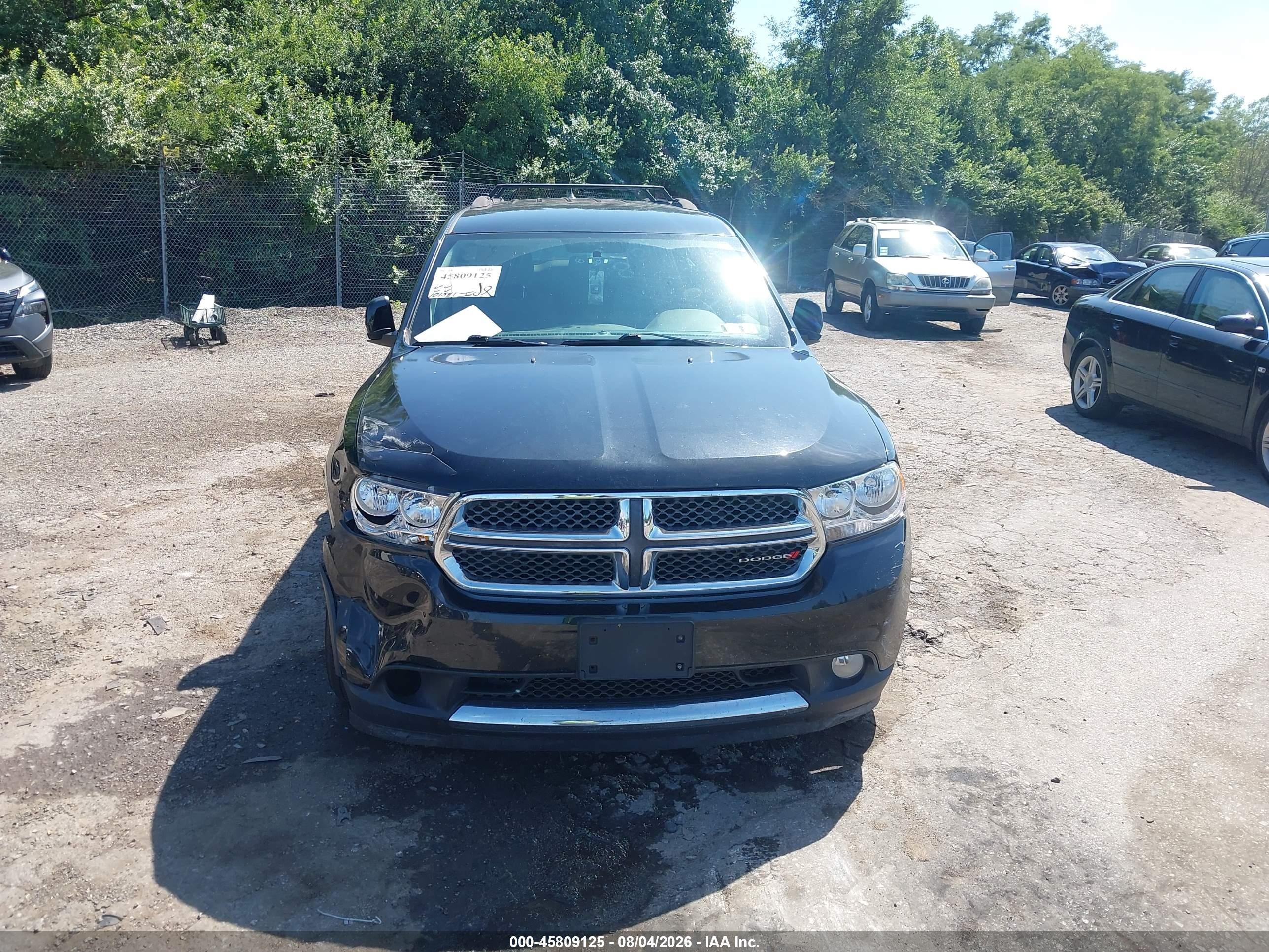 2013 Dodge Durango Sxt Black vin: 1C4RDJAG2DC653883