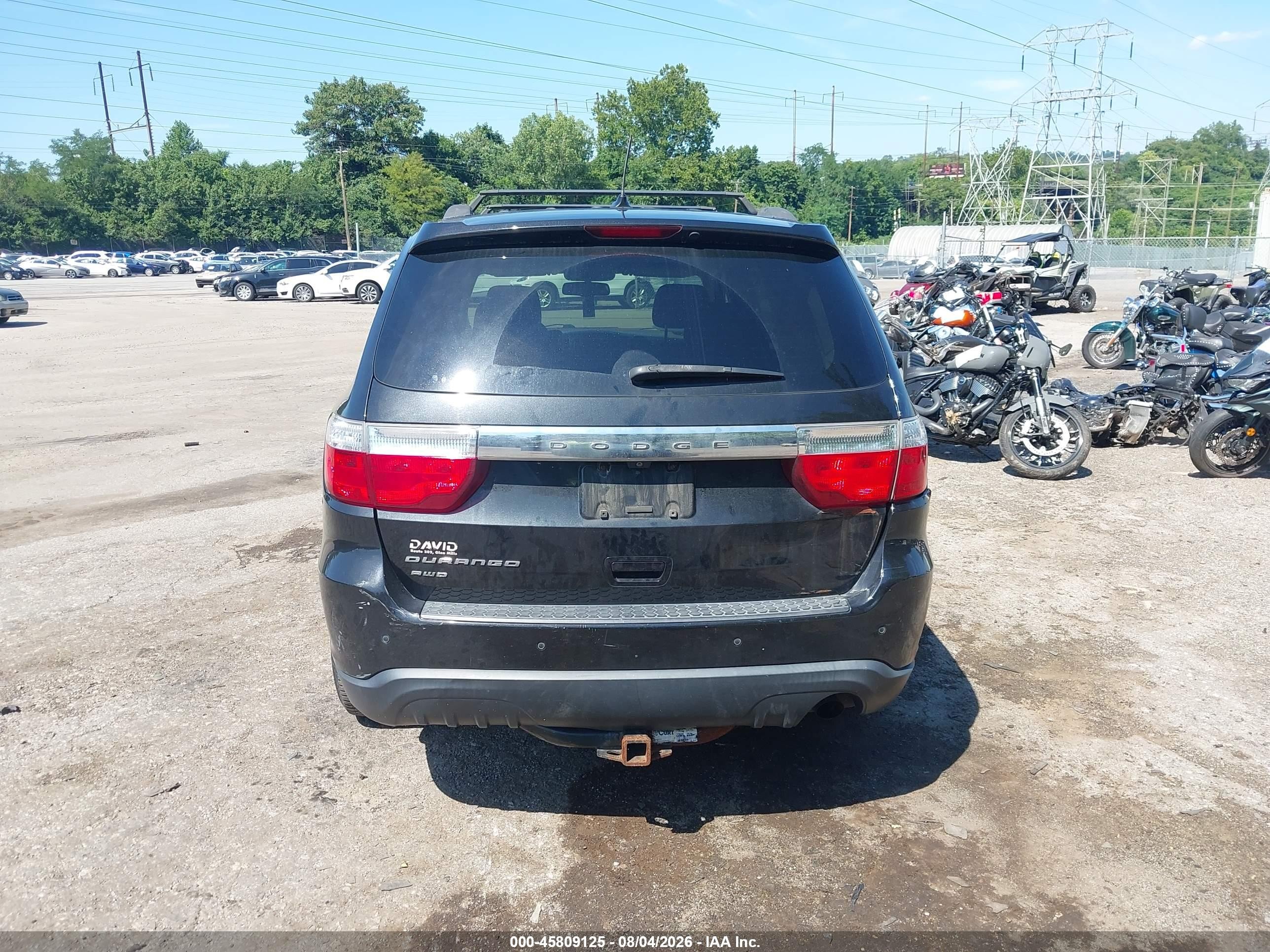 2013 Dodge Durango Sxt Black vin: 1C4RDJAG2DC653883