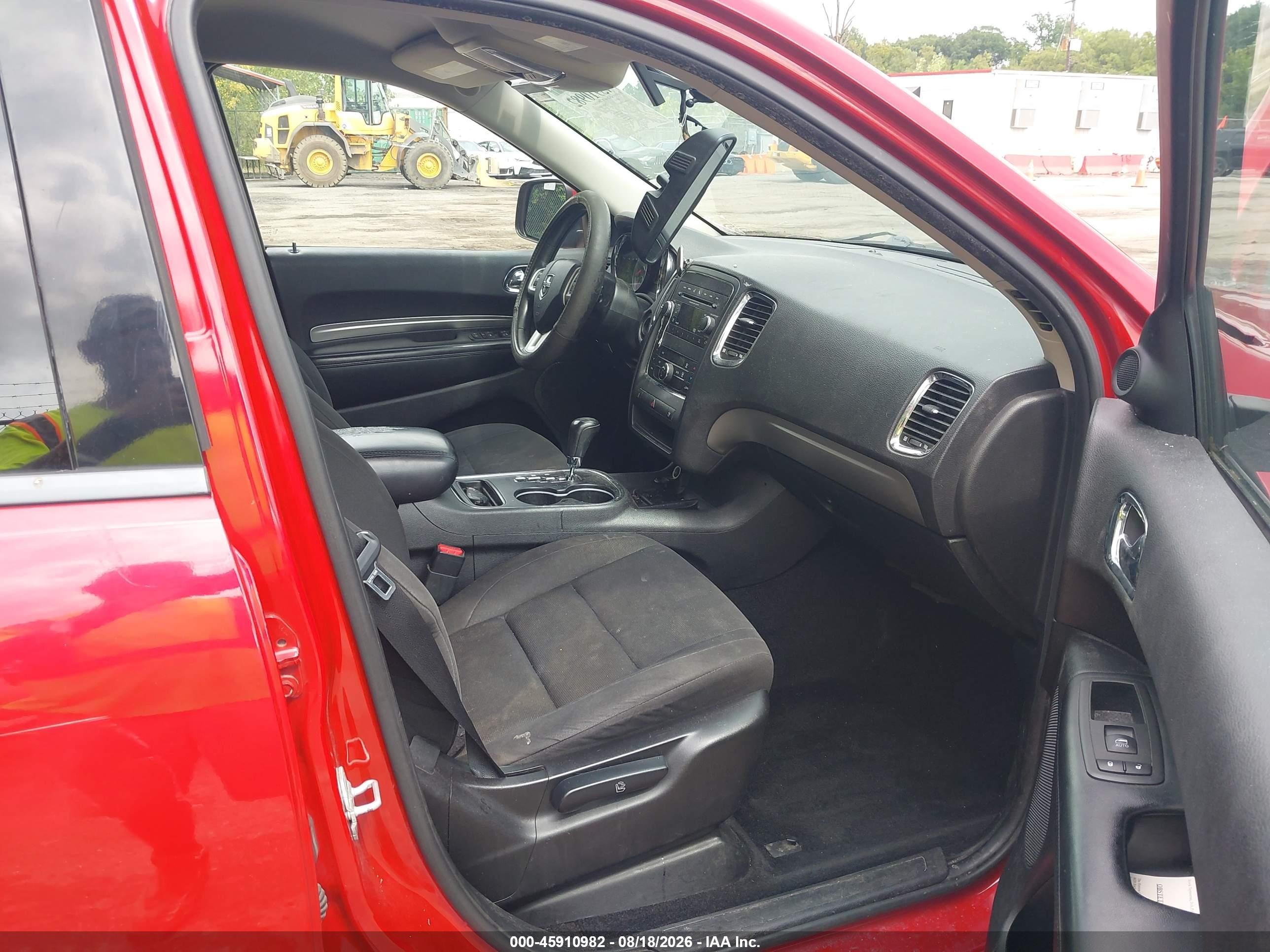 2013 Dodge Durango Sxt Red vin: 1C4RDJAG2DC658694