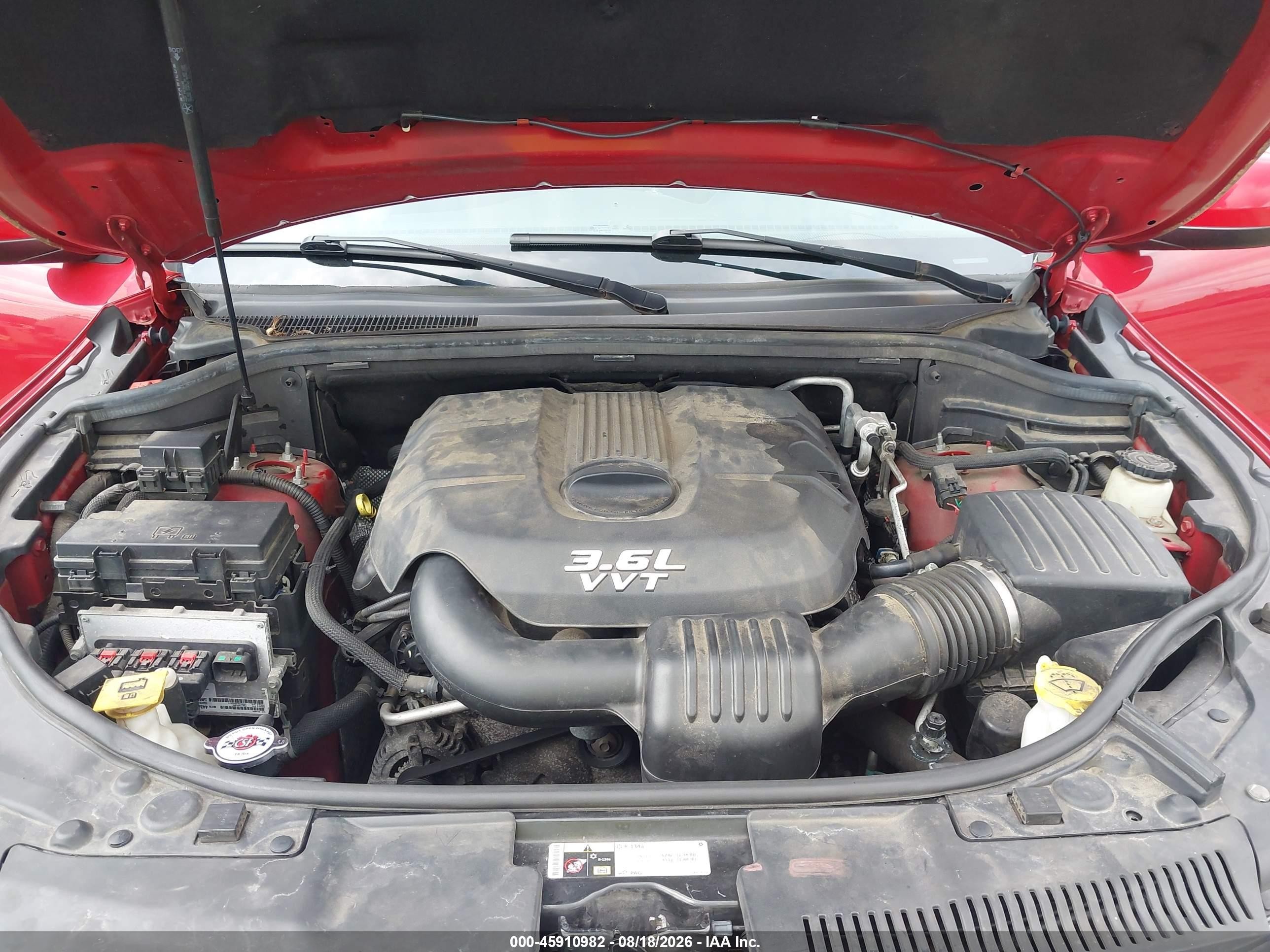 2013 Dodge Durango Sxt Red vin: 1C4RDJAG2DC658694
