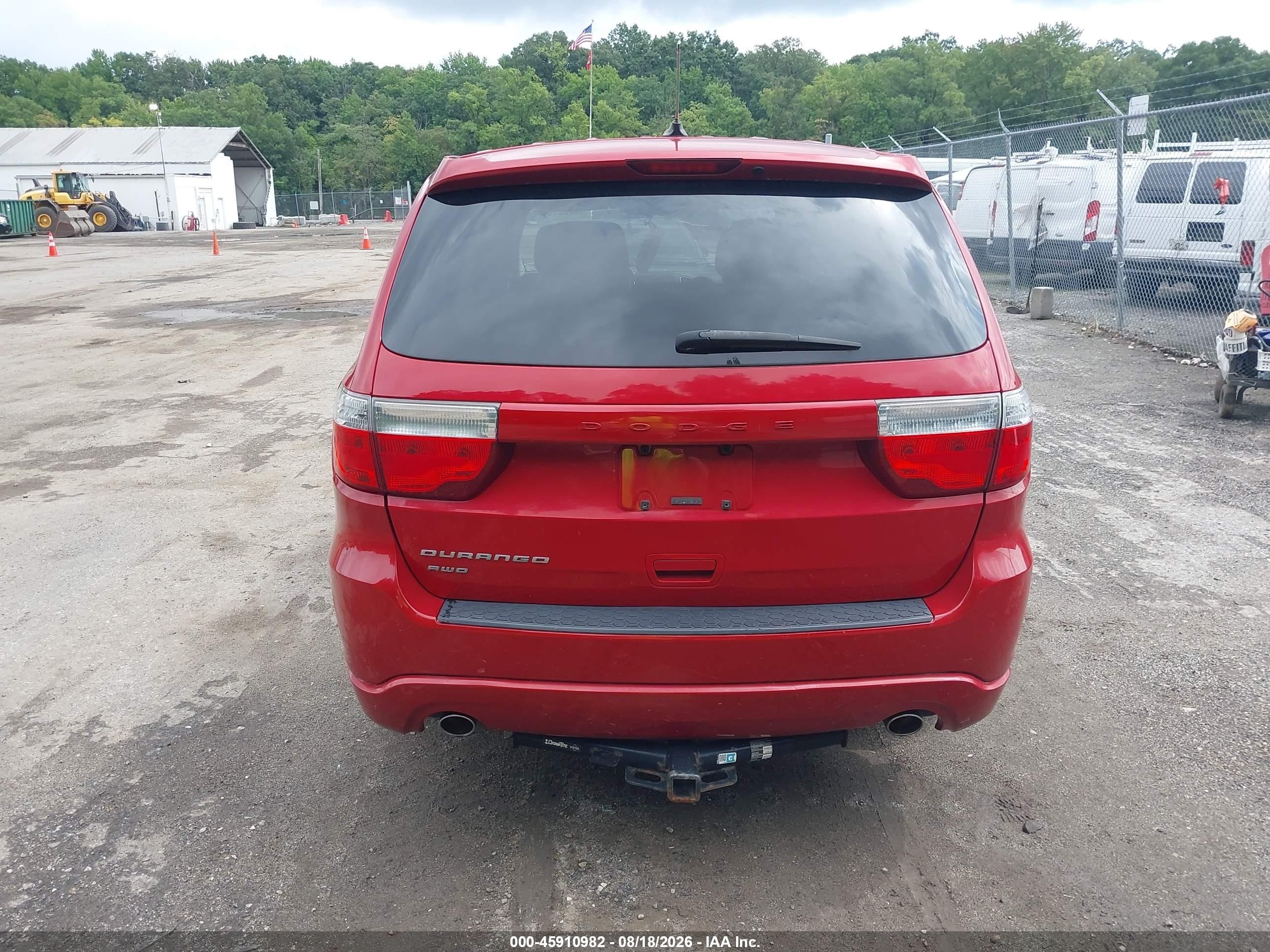 2013 Dodge Durango Sxt Red vin: 1C4RDJAG2DC658694