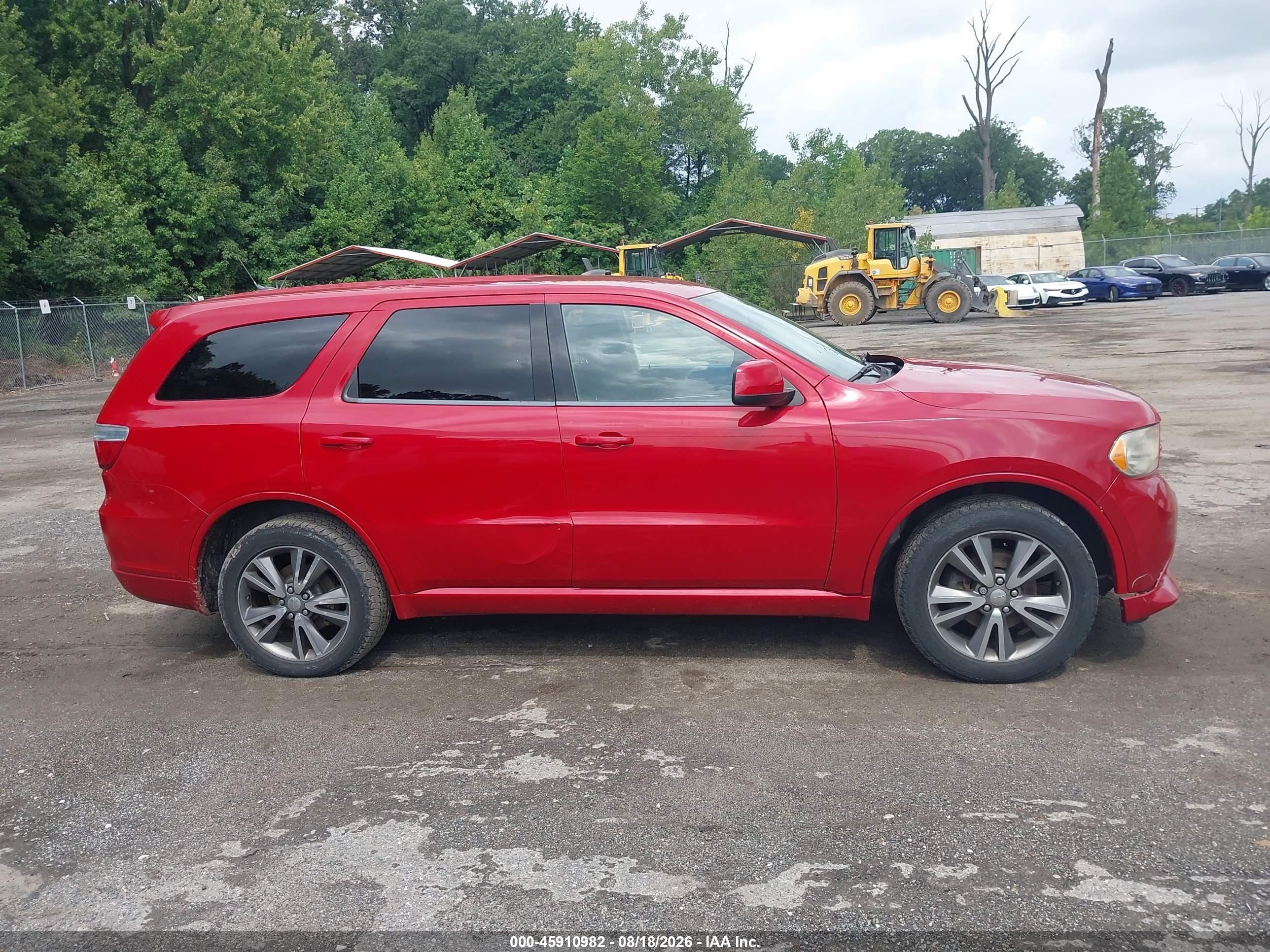 2013 Dodge Durango Sxt Red vin: 1C4RDJAG2DC658694