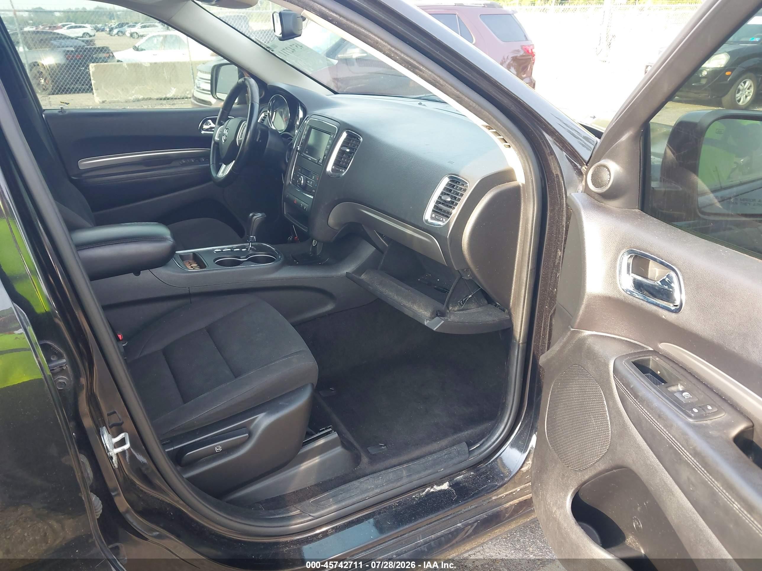 2013 Dodge Durango Sxt Black vin: 1C4RDJAG2DC669842