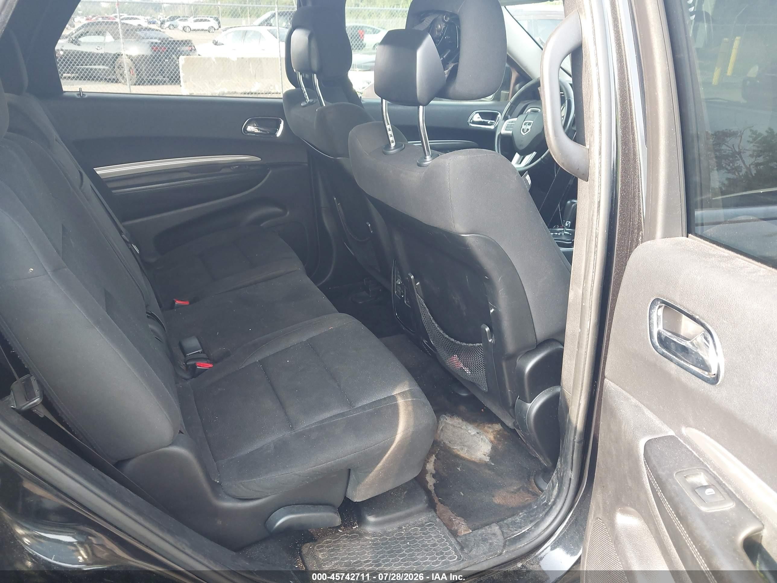 2013 Dodge Durango Sxt Black vin: 1C4RDJAG2DC669842