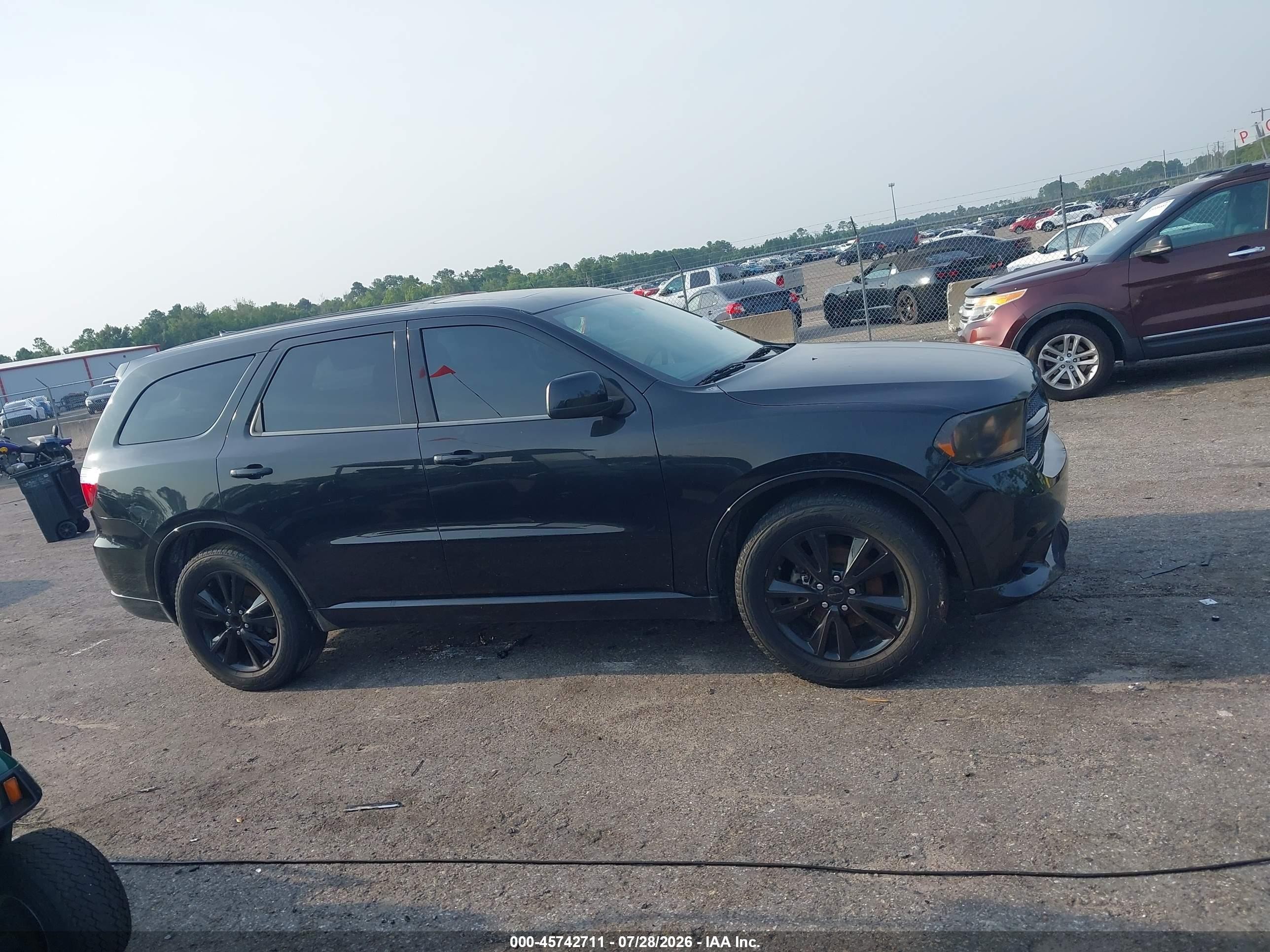 2013 Dodge Durango Sxt Black vin: 1C4RDJAG2DC669842