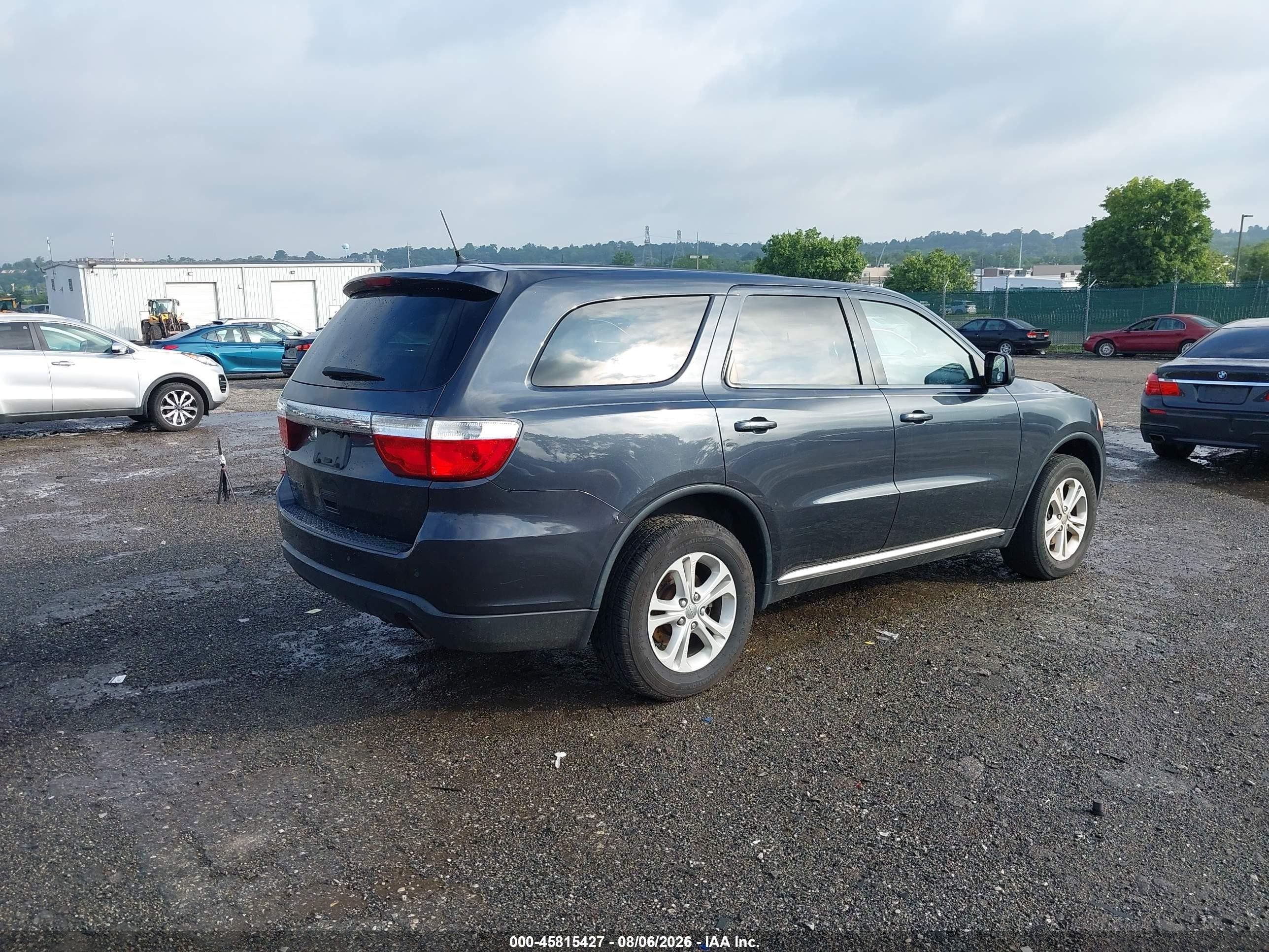 2013 Dodge Durango Sxt Серый vin: 1C4RDJAG2DC680016