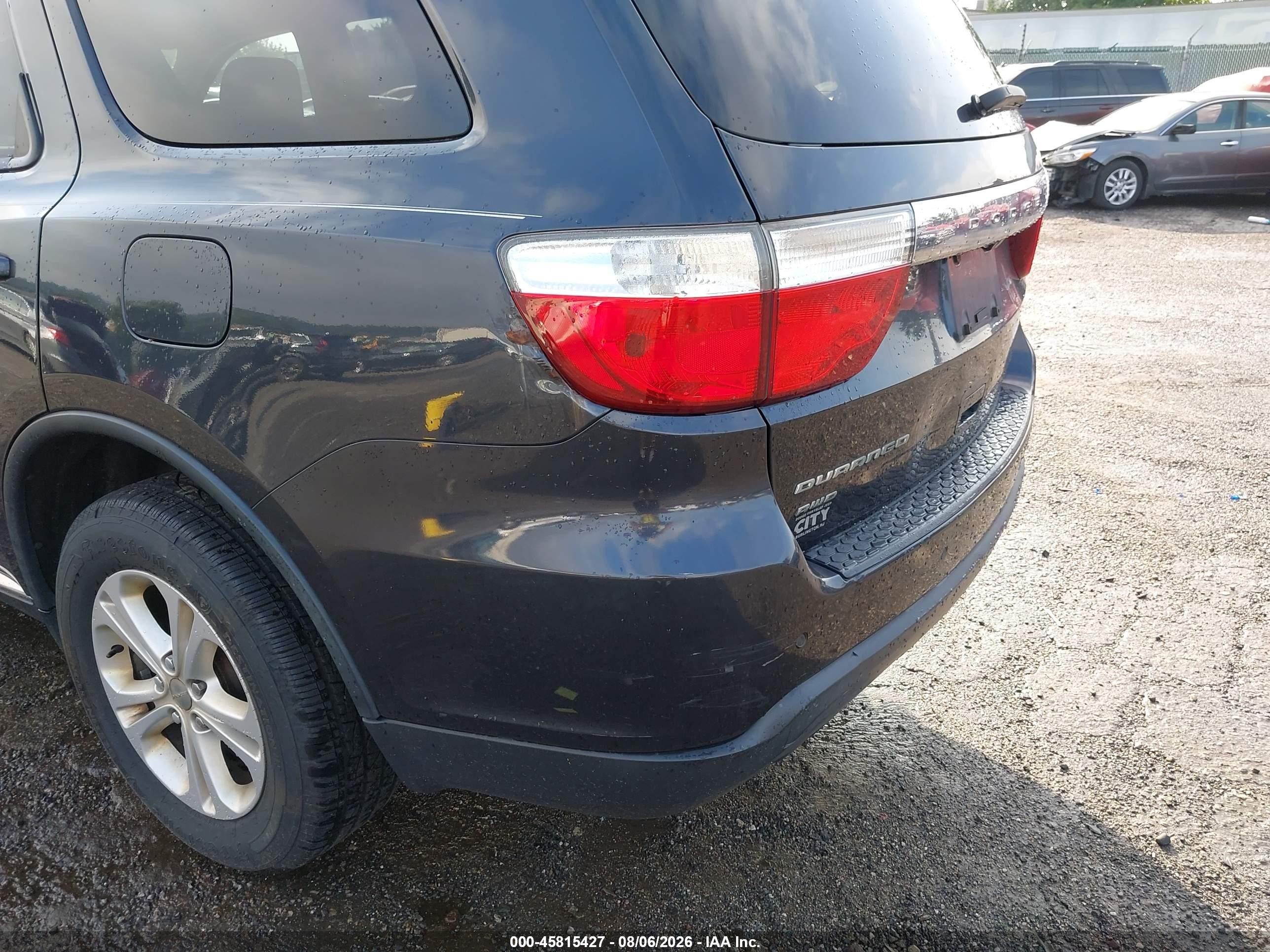 2013 Dodge Durango Sxt Серый vin: 1C4RDJAG2DC680016