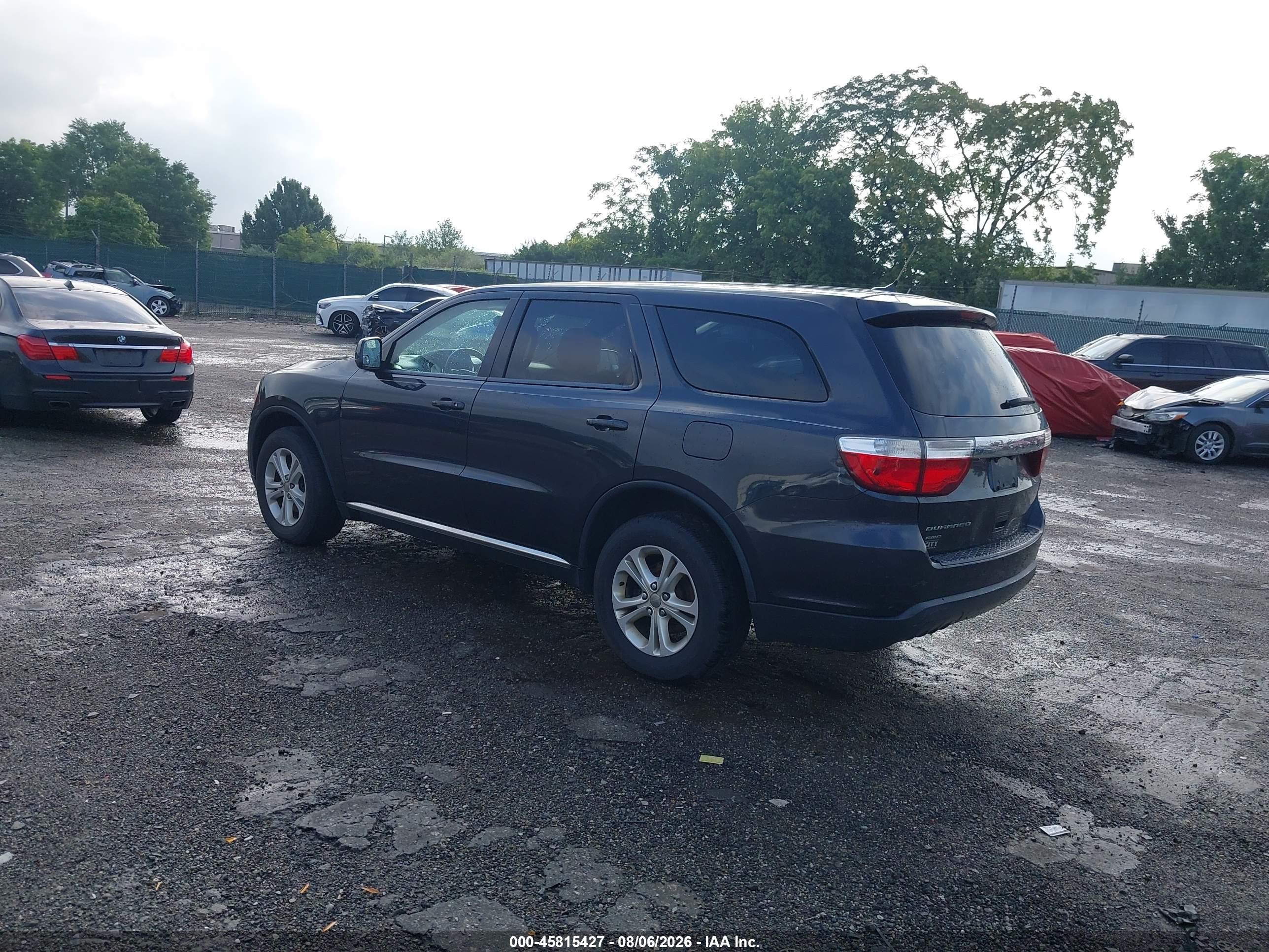 2013 Dodge Durango Sxt Серый vin: 1C4RDJAG2DC680016