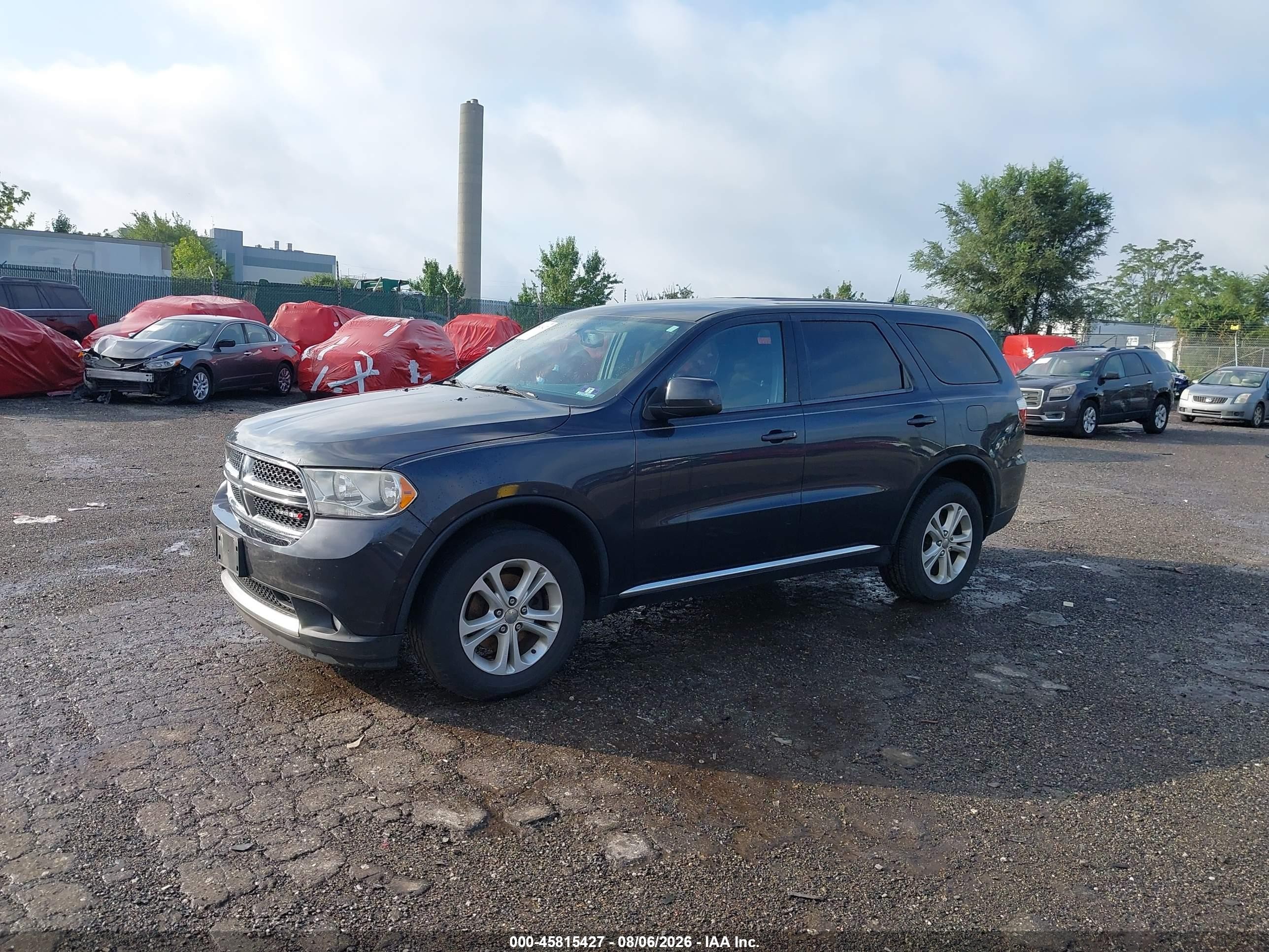 2013 Dodge Durango Sxt Серый vin: 1C4RDJAG2DC680016