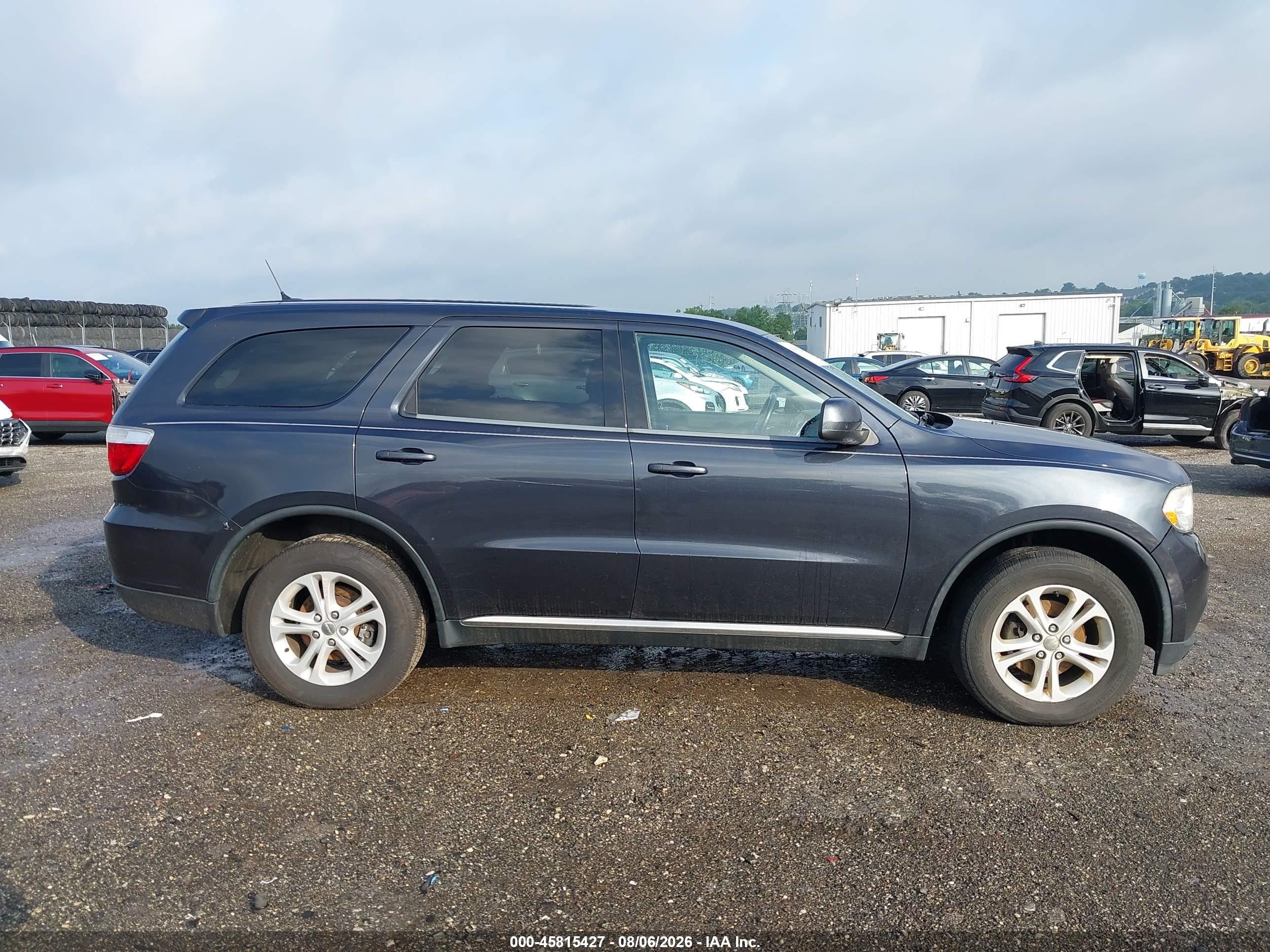 2013 Dodge Durango Sxt Серый vin: 1C4RDJAG2DC680016
