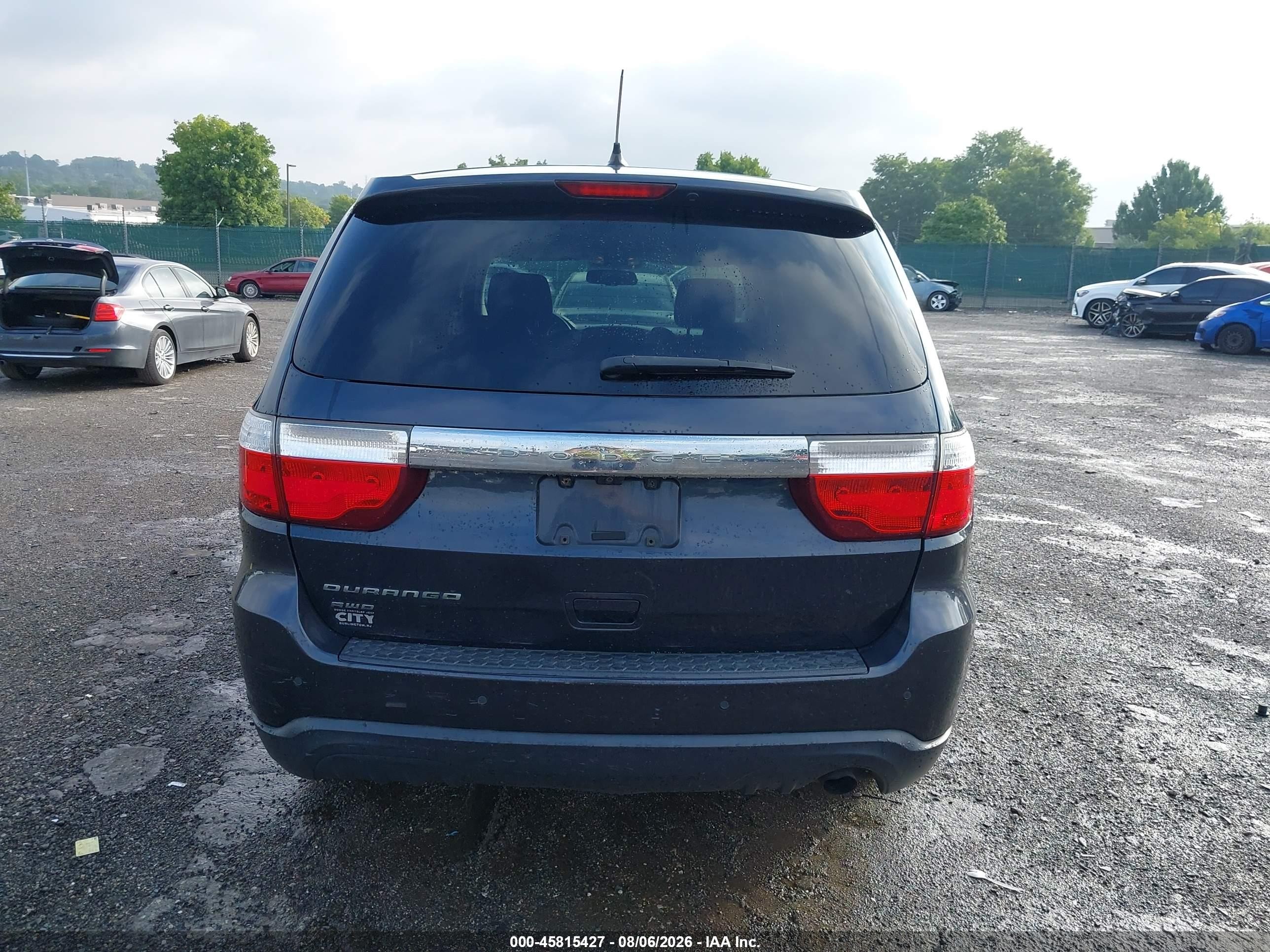2013 Dodge Durango Sxt Серый vin: 1C4RDJAG2DC680016