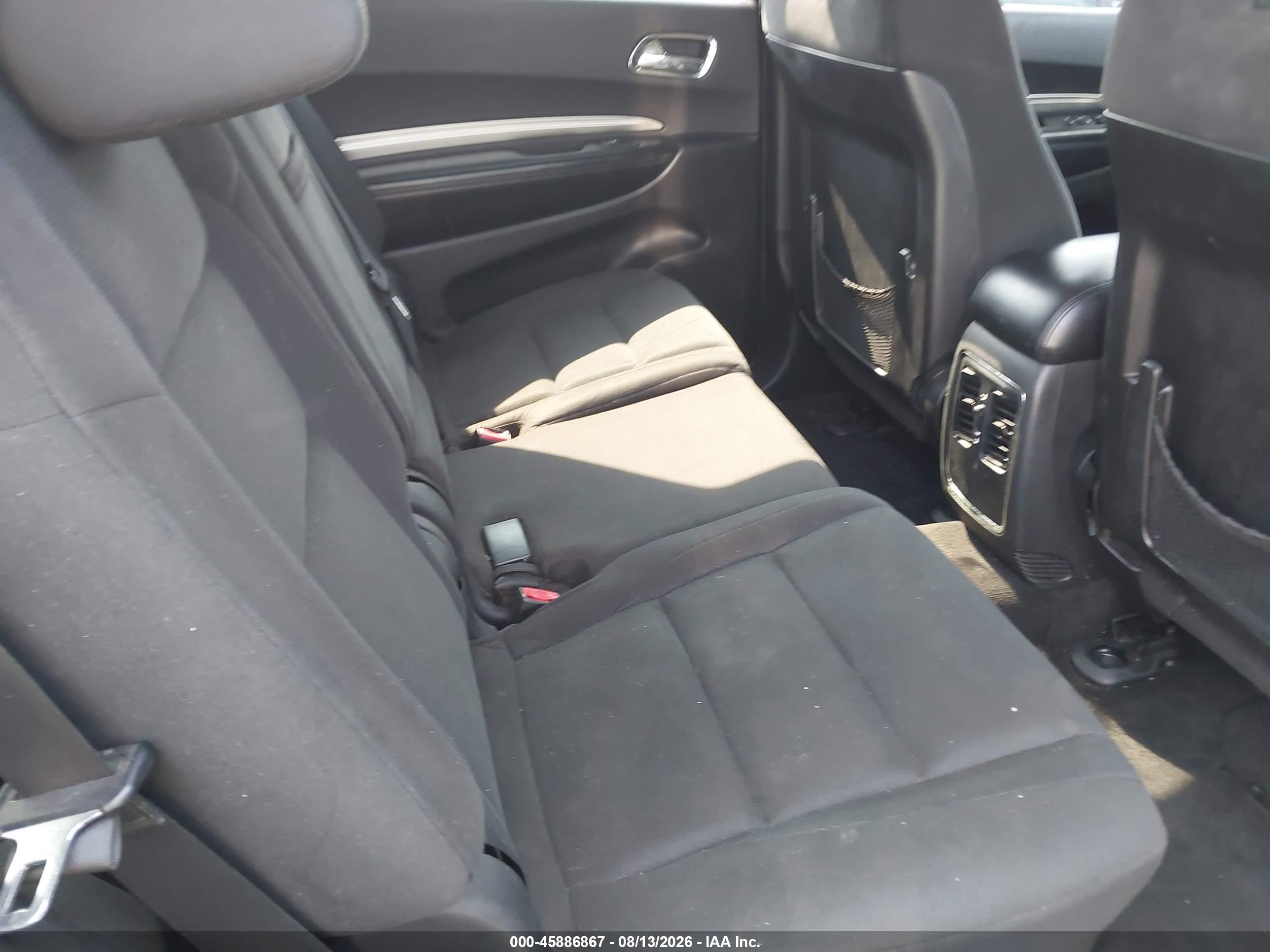 2013 Dodge Durango Sxt White vin: 1C4RDJAG2DC683224
