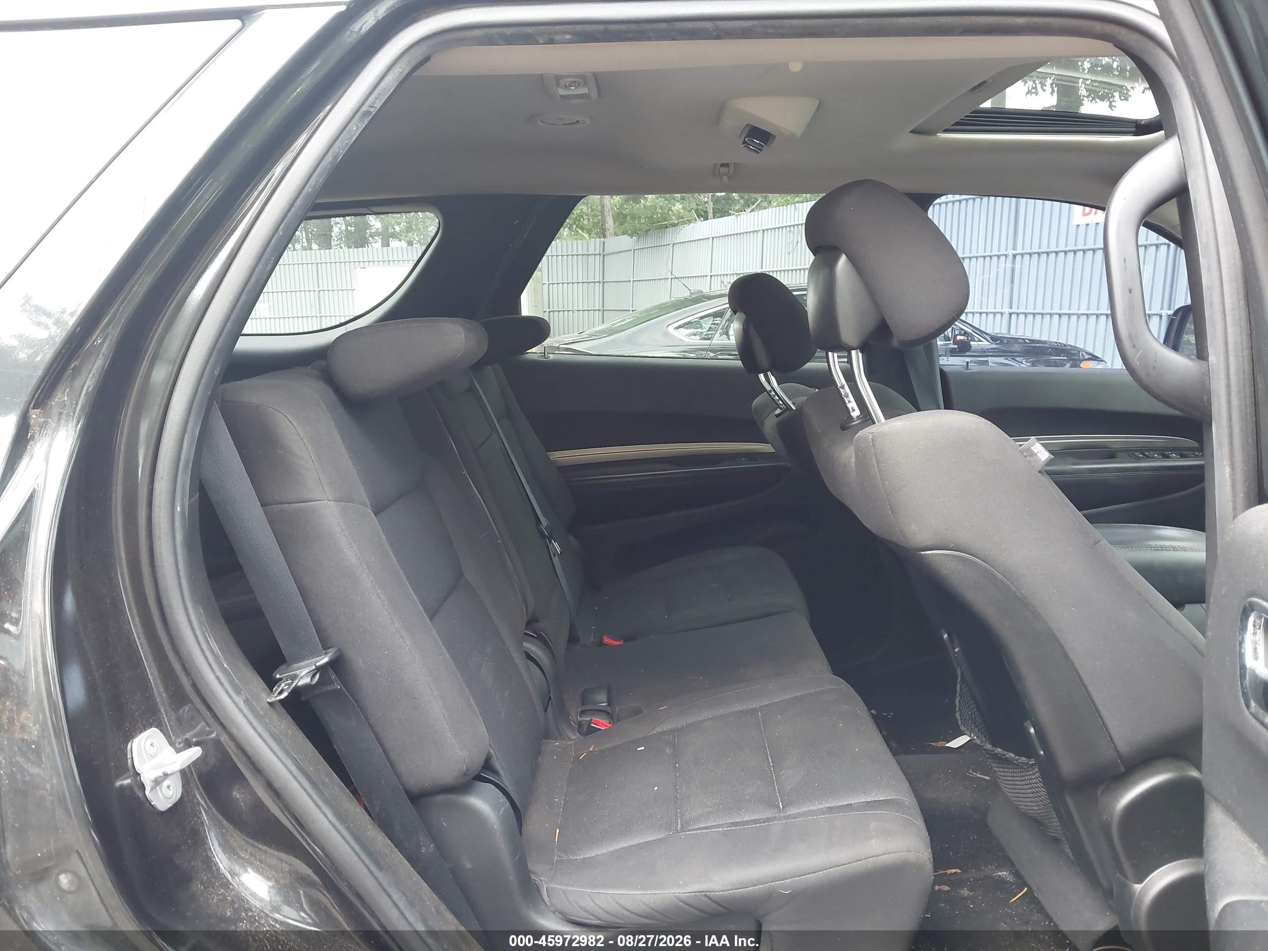 2013 Dodge Durango Sxt Black vin: 1C4RDJAG2DC684762