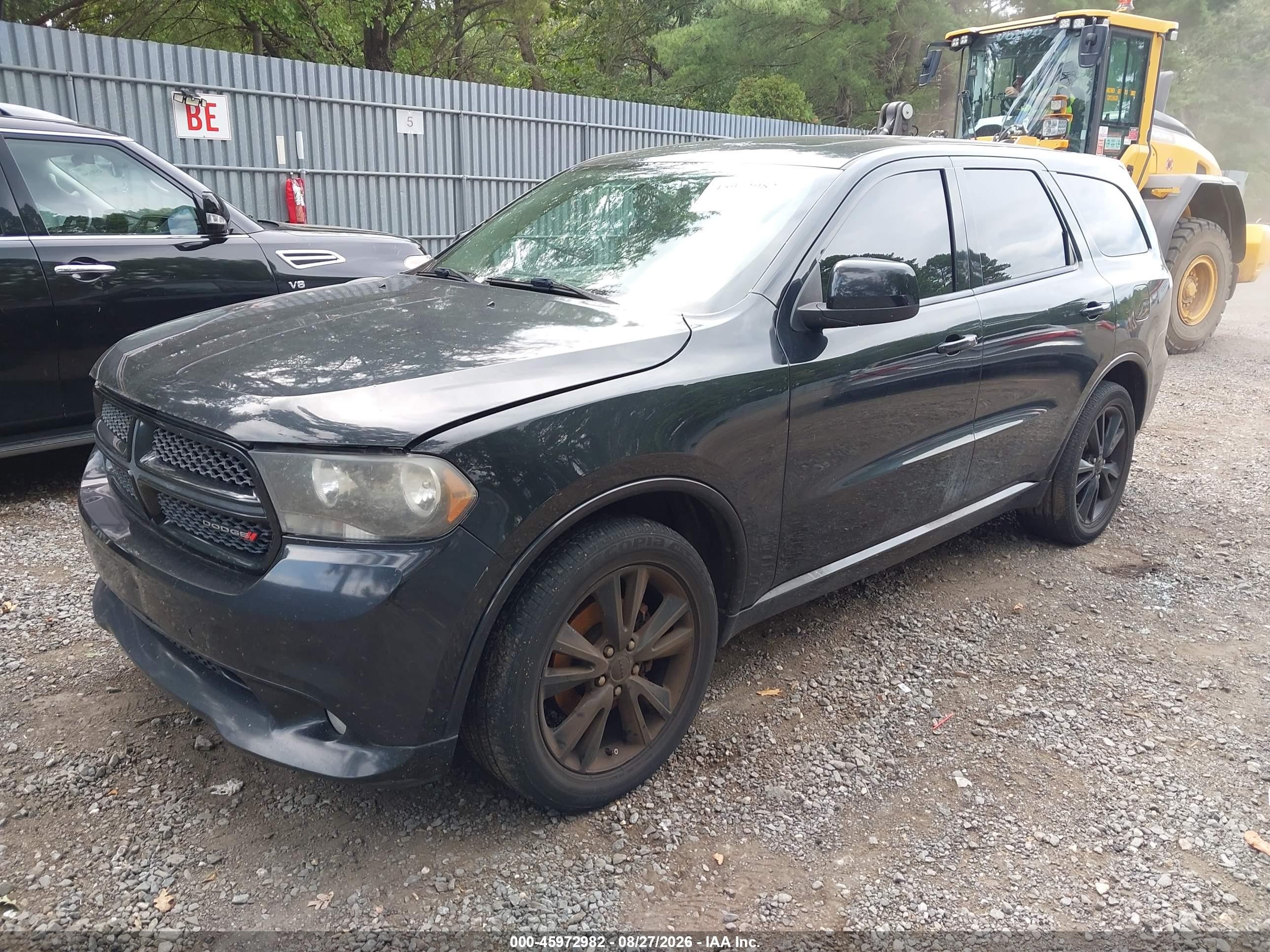 2013 Dodge Durango Sxt Black vin: 1C4RDJAG2DC684762
