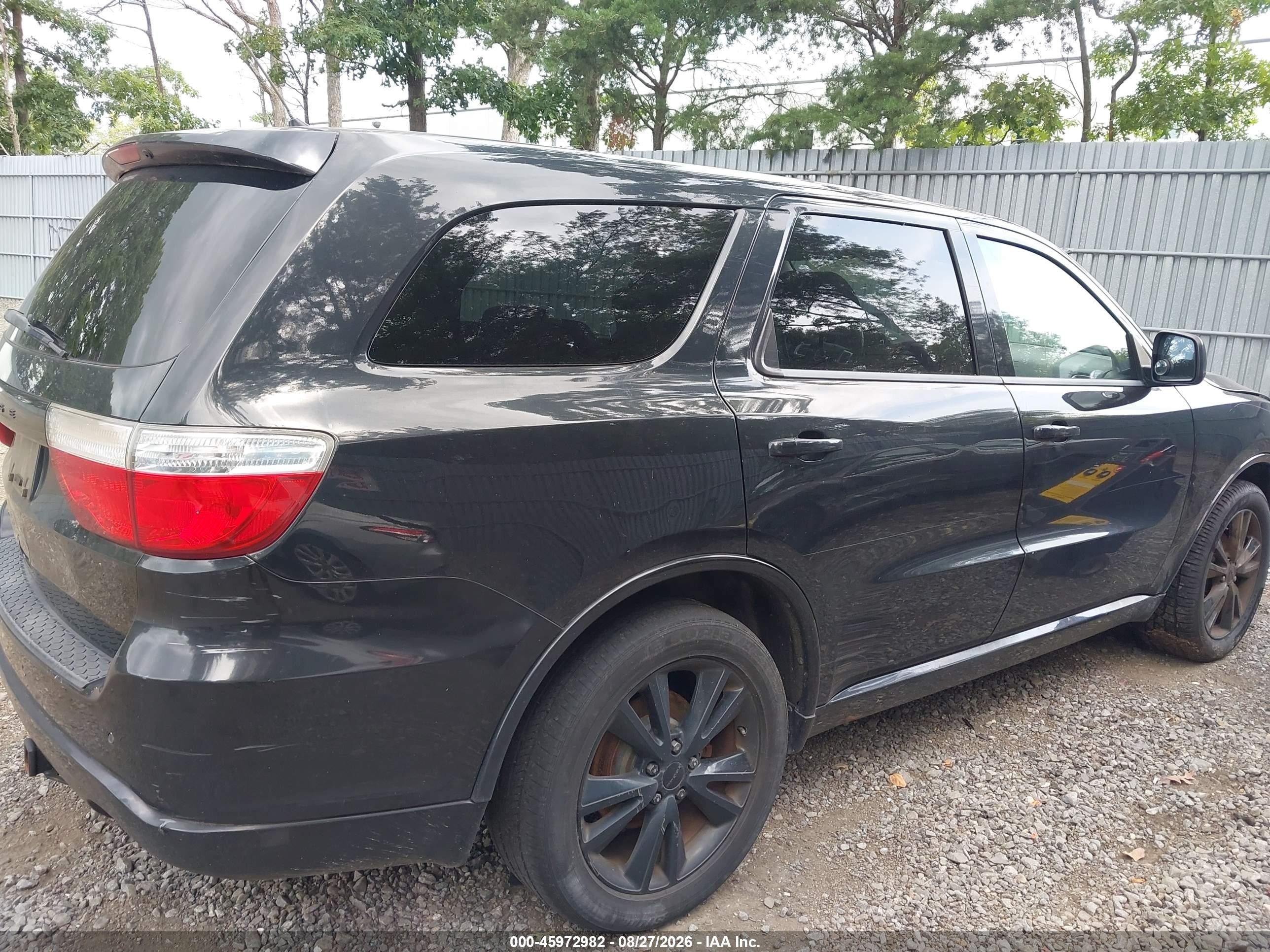 2013 Dodge Durango Sxt Black vin: 1C4RDJAG2DC684762