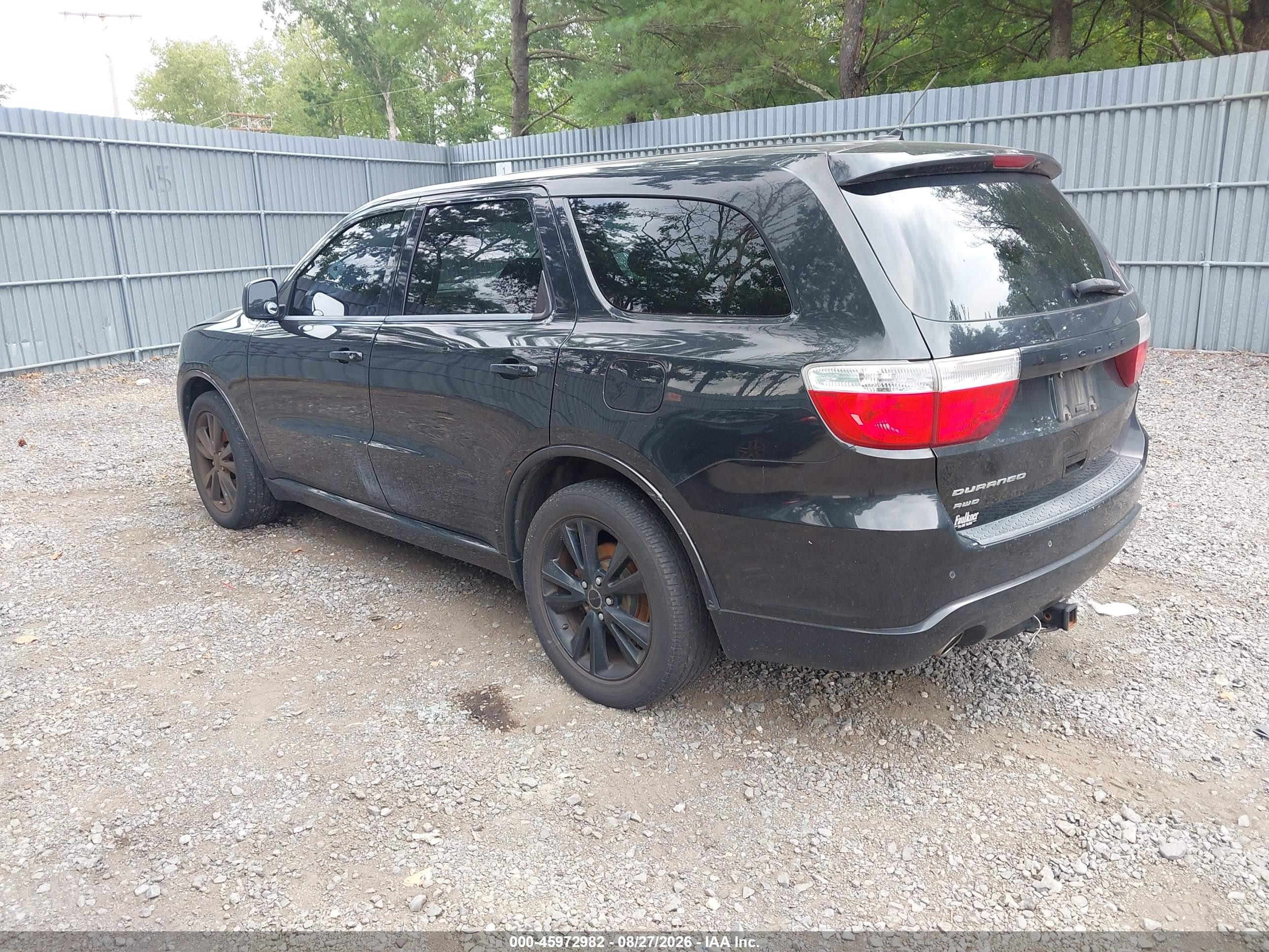 2013 Dodge Durango Sxt Black vin: 1C4RDJAG2DC684762