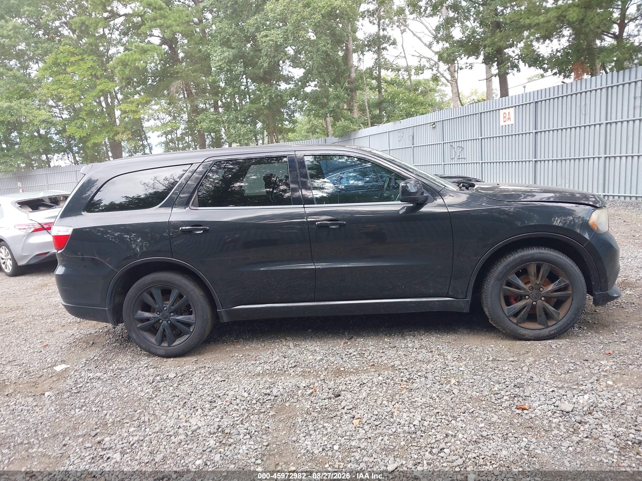 2013 Dodge Durango Sxt Black vin: 1C4RDJAG2DC684762