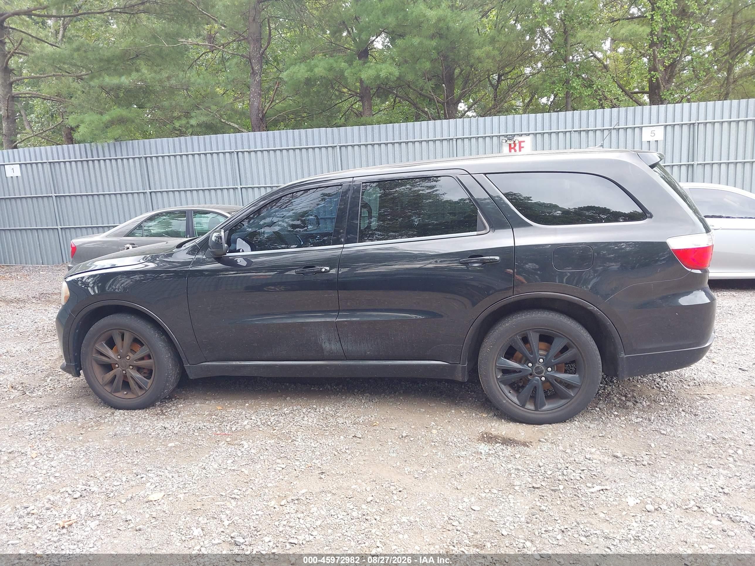 2013 Dodge Durango Sxt Black vin: 1C4RDJAG2DC684762