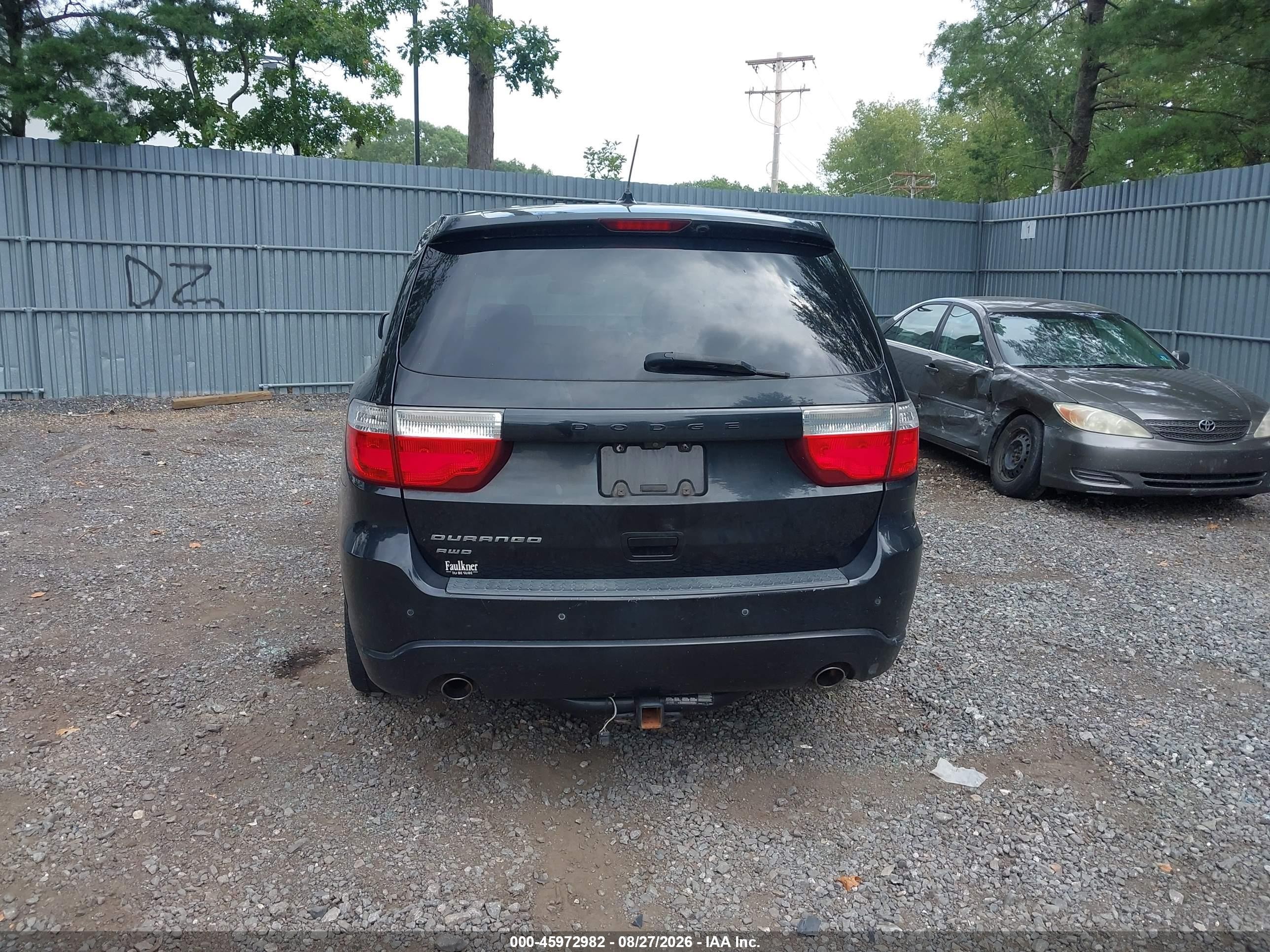 2013 Dodge Durango Sxt Black vin: 1C4RDJAG2DC684762
