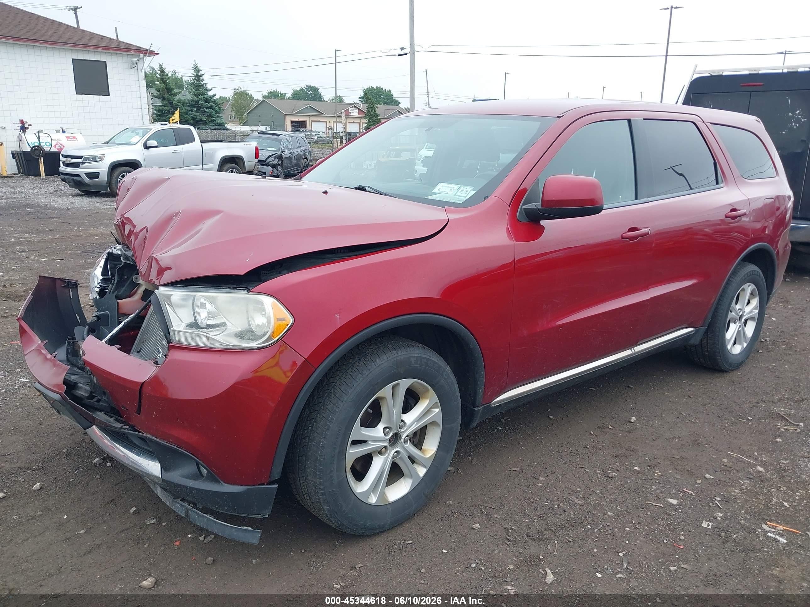 2013 Dodge Durango Sxt Красный vin: 1C4RDJAG2DC696233