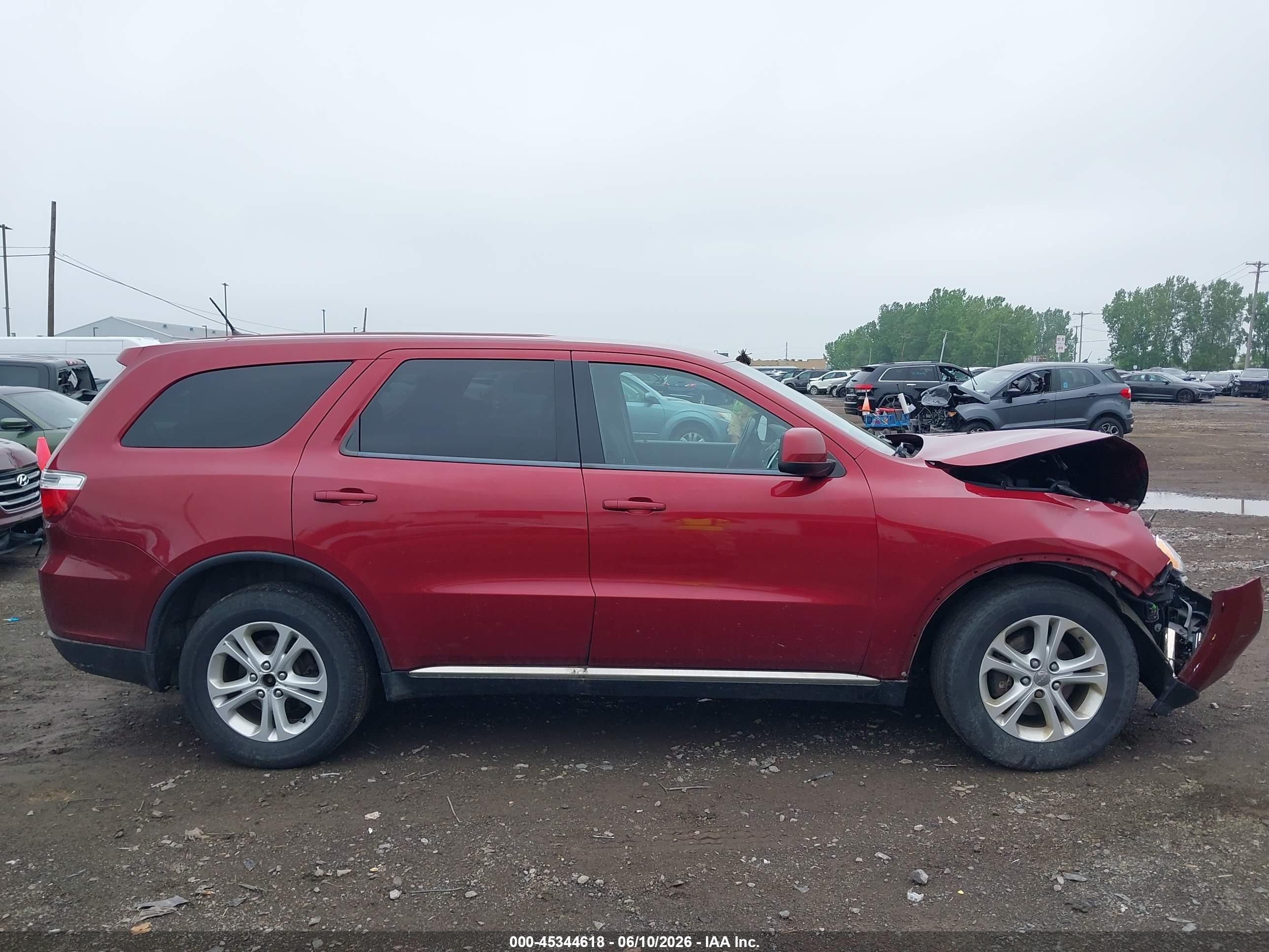 2013 Dodge Durango Sxt Красный vin: 1C4RDJAG2DC696233