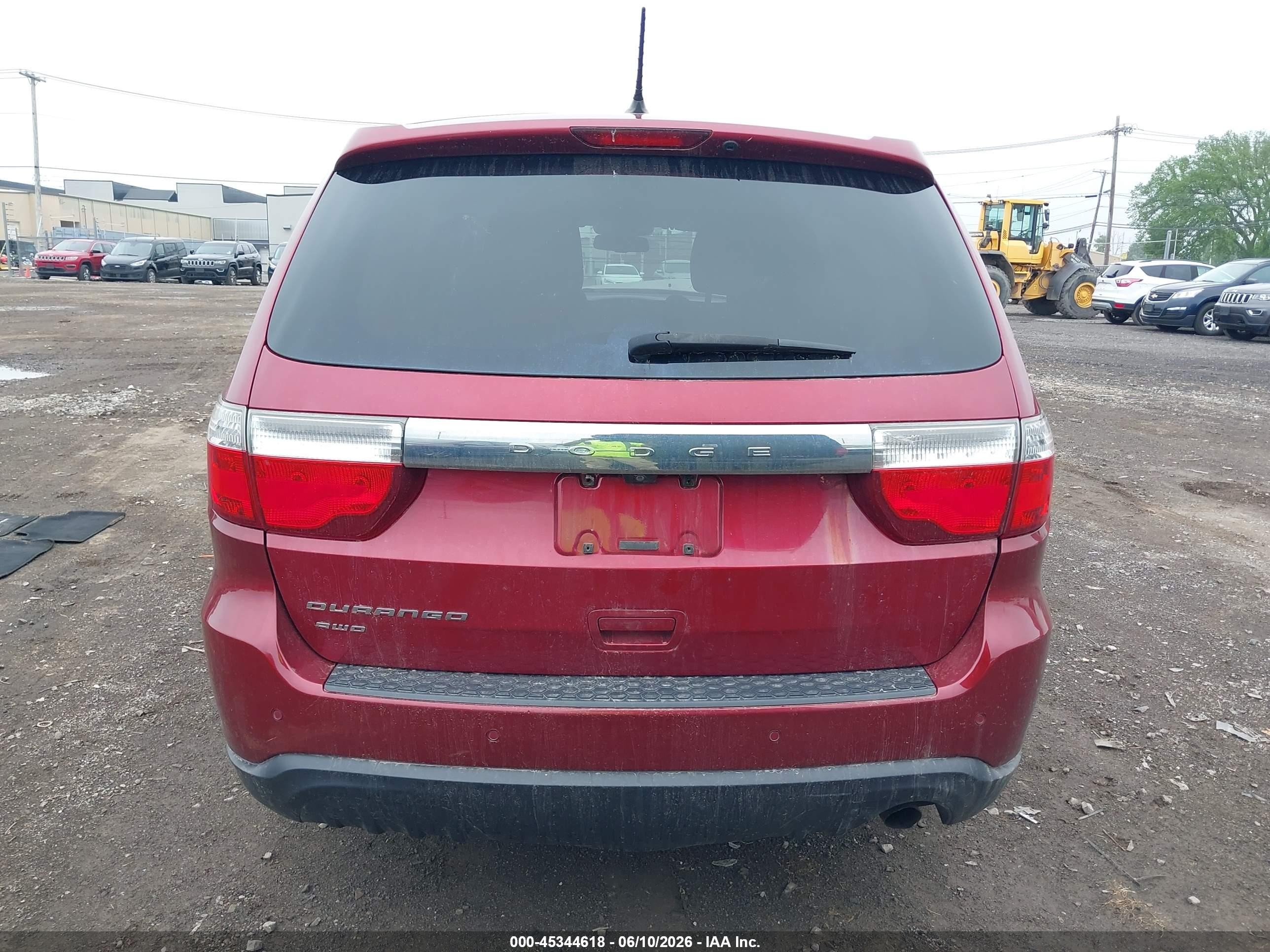 2013 Dodge Durango Sxt Красный vin: 1C4RDJAG2DC696233