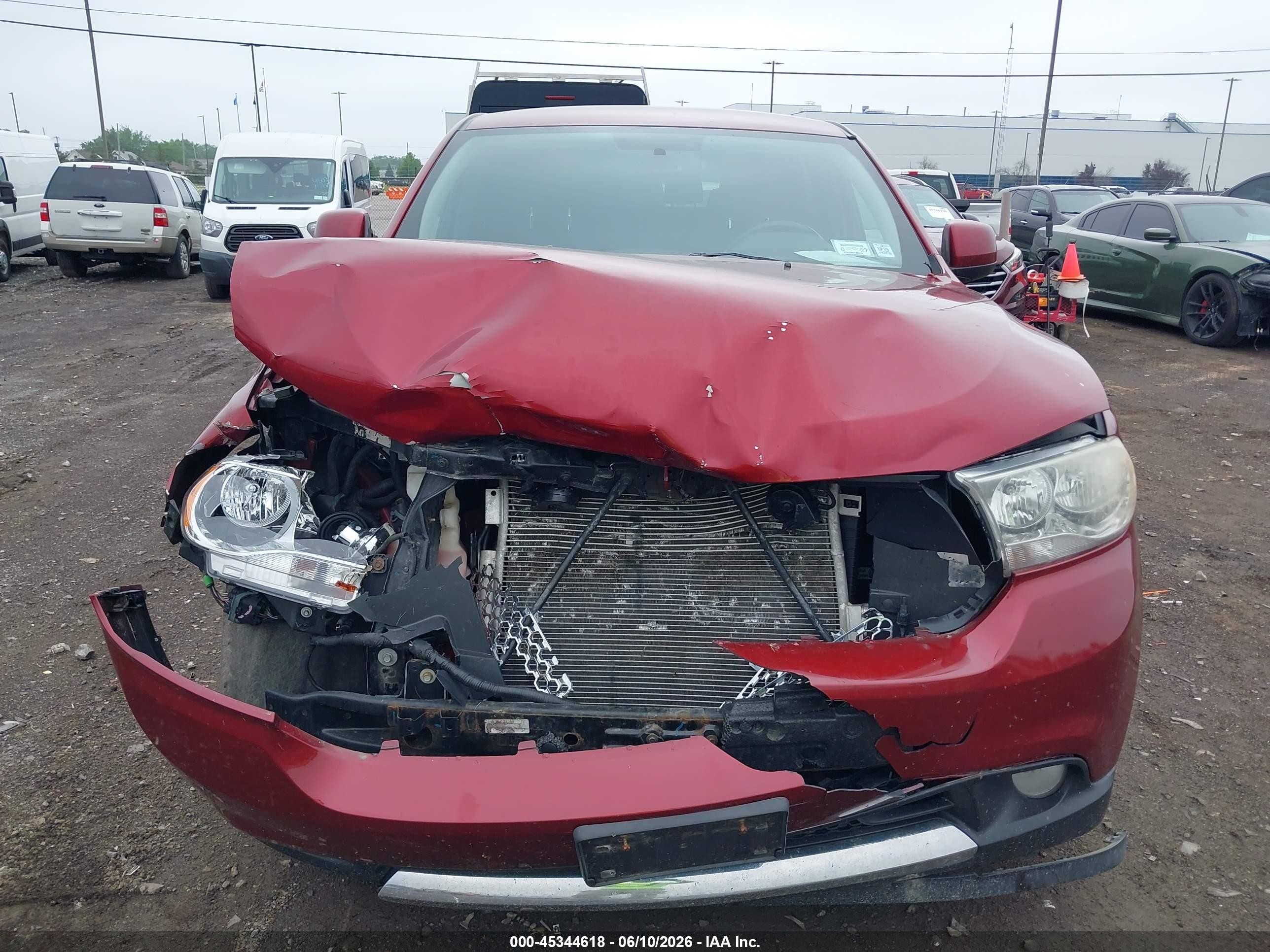 2013 Dodge Durango Sxt Красный vin: 1C4RDJAG2DC696233