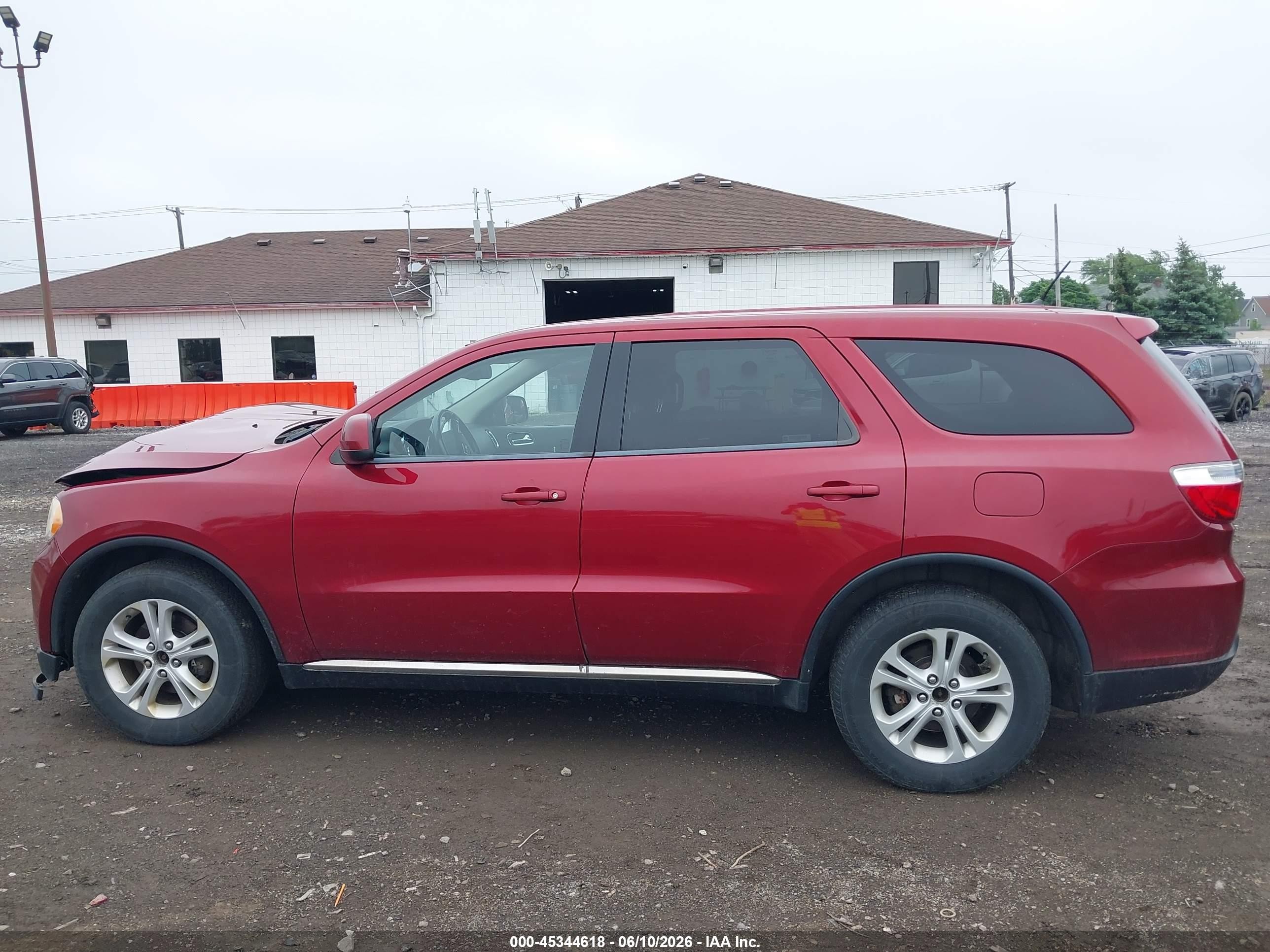 2013 Dodge Durango Sxt Красный vin: 1C4RDJAG2DC696233