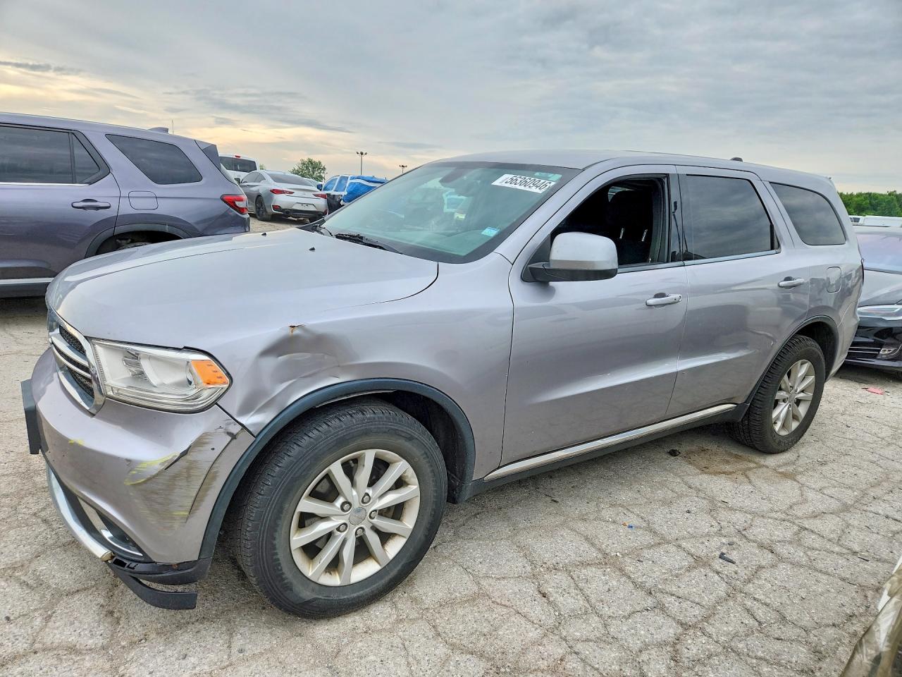 2014 Dodge Durango Sxt Silver vin: 1C4RDJAG2EC313991