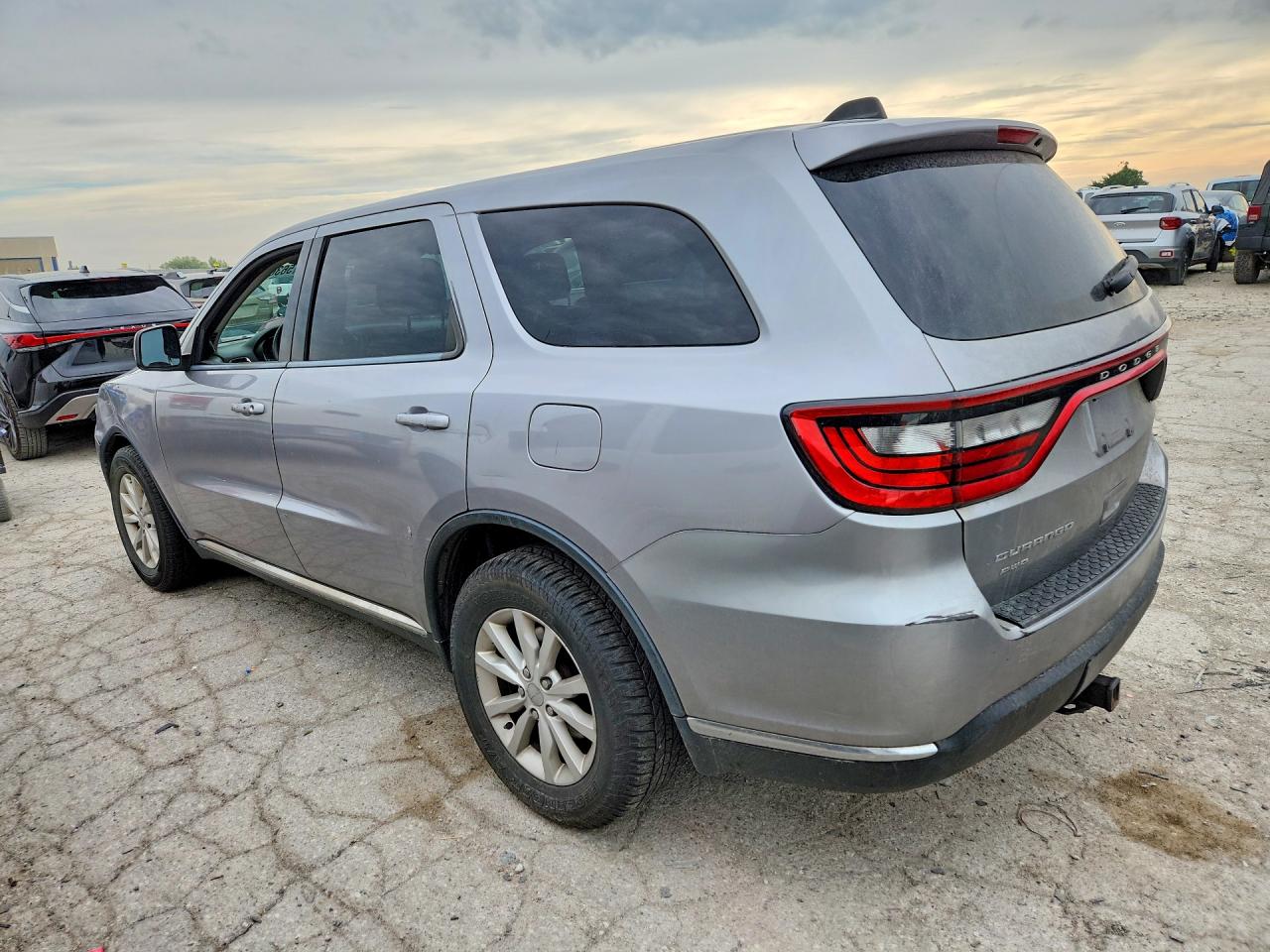 2014 Dodge Durango Sxt Серебряный vin: 1C4RDJAG2EC313991